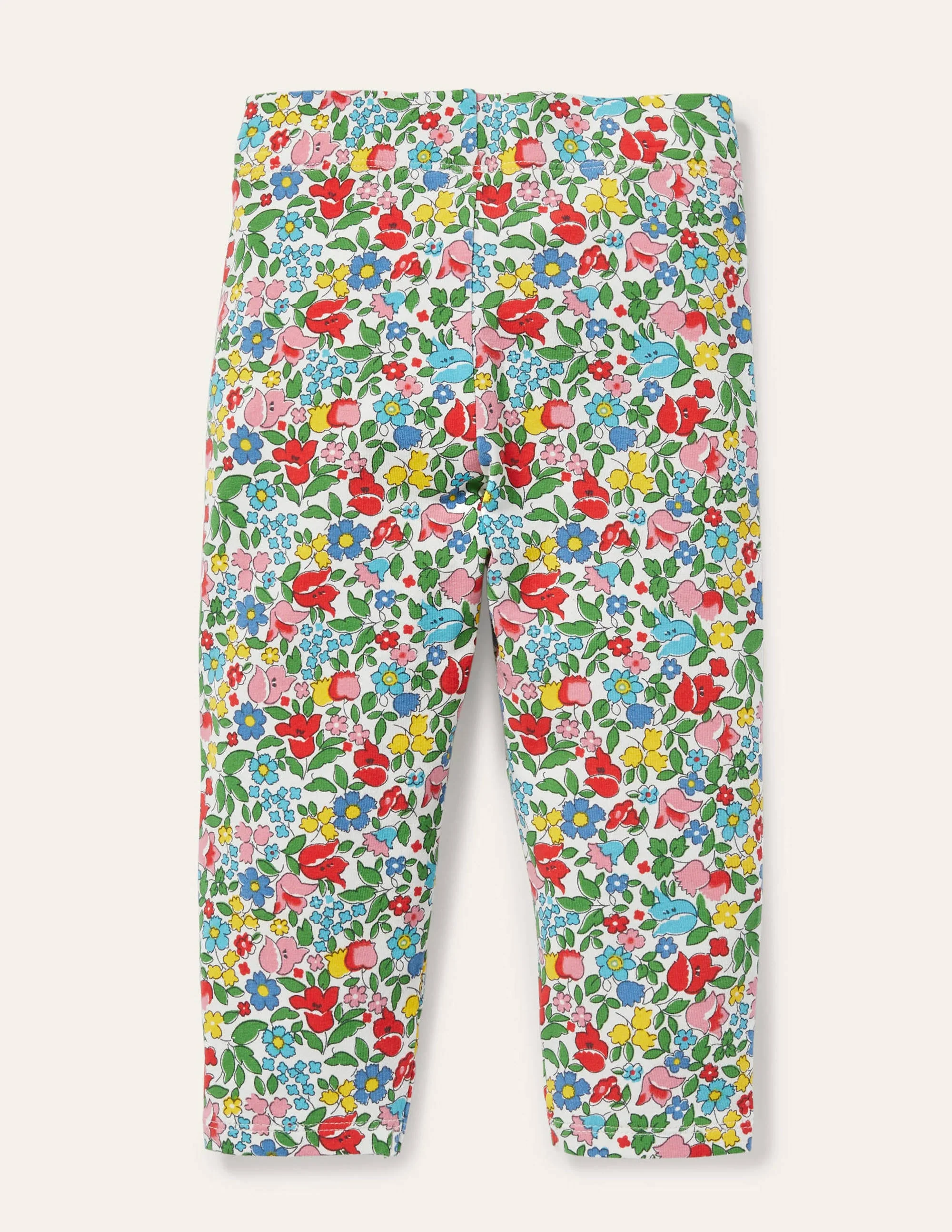 Fröhliche 7/8-Leggings-Bunt, Filigranes Vintage-Blumenmuster - Image 2