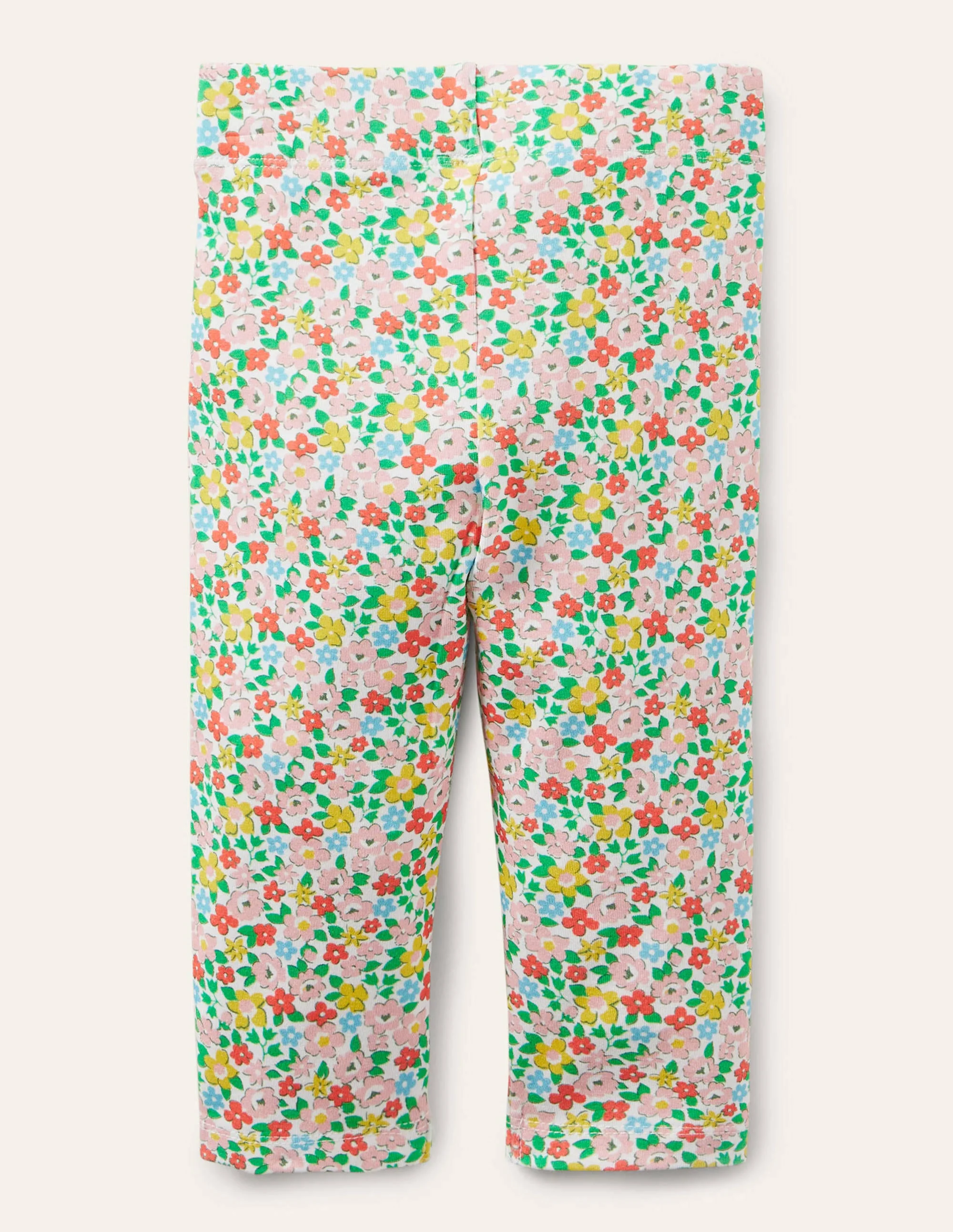 Fröhliche 7/8-Leggings-Bunt, Frühlingsblumen - Image 2