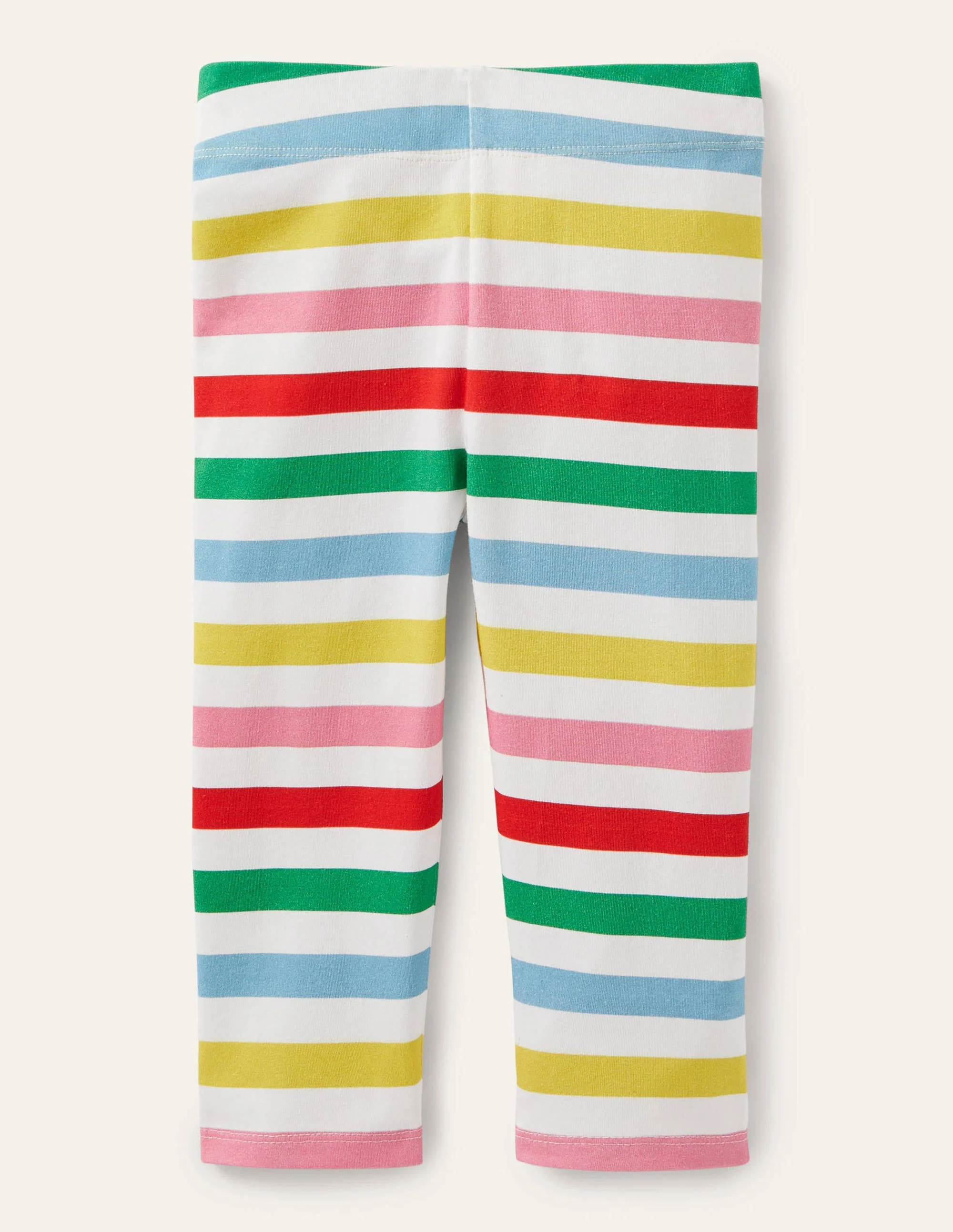 Fröhliche 7/8-Leggings-Bunt, Gestreift