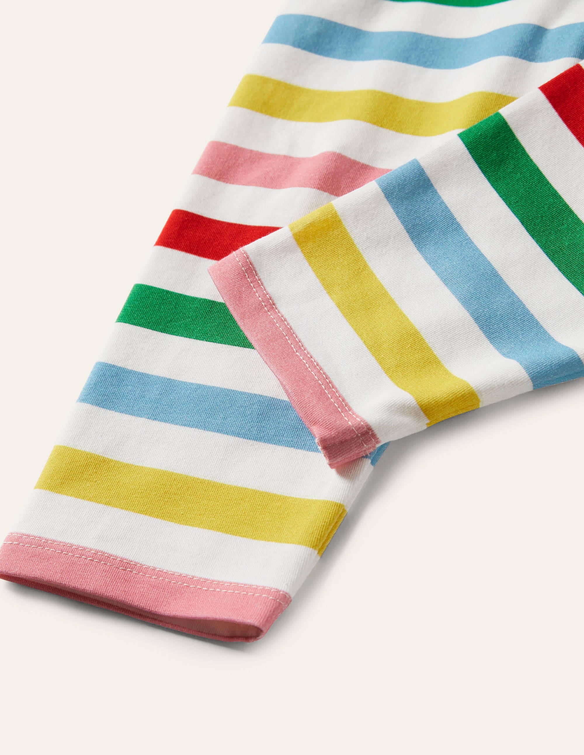 Fröhliche 7/8-Leggings-Bunt, Gestreift - Image 3