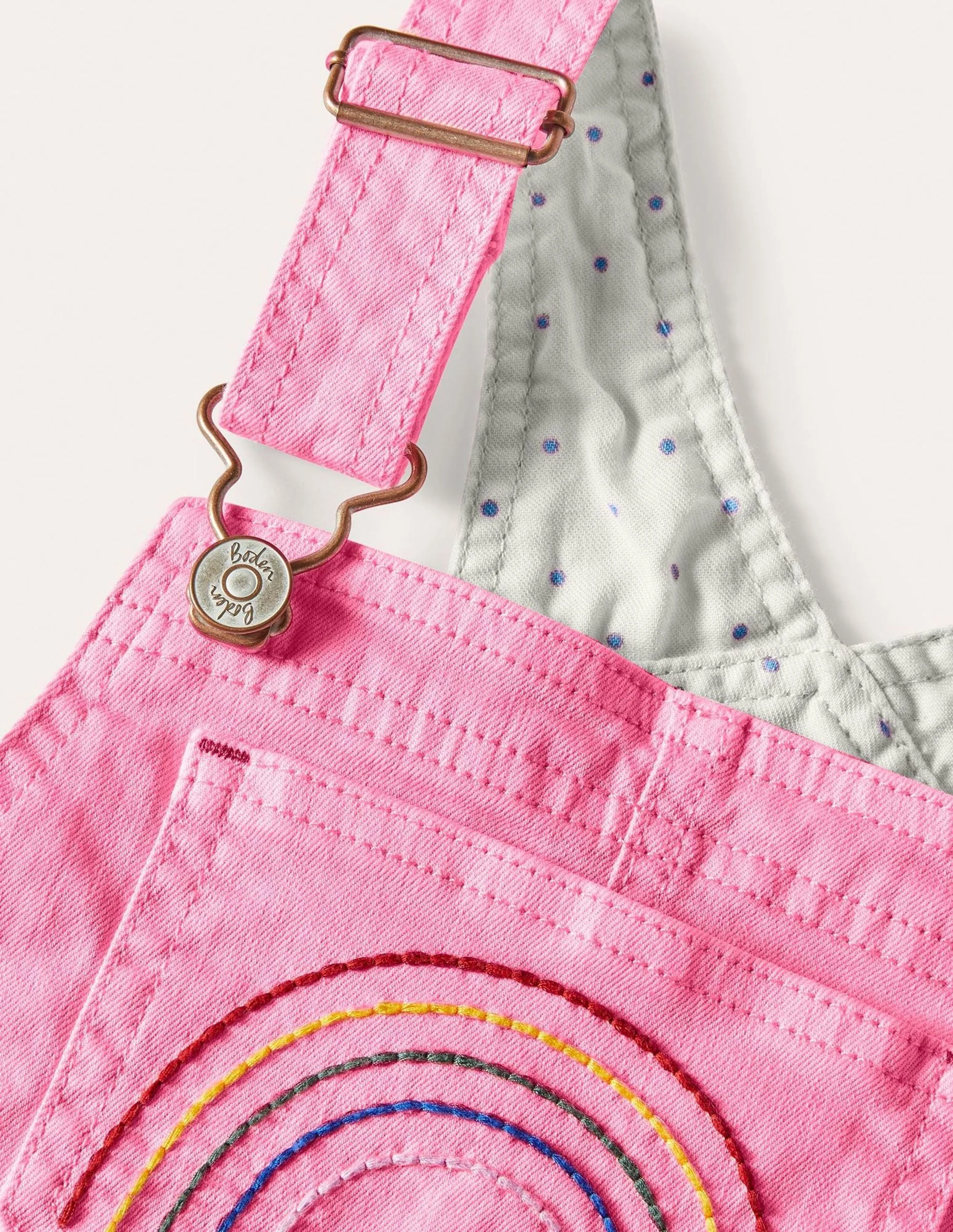 Fröhliche kurze Latzhose-Festivalrosa - Image 3