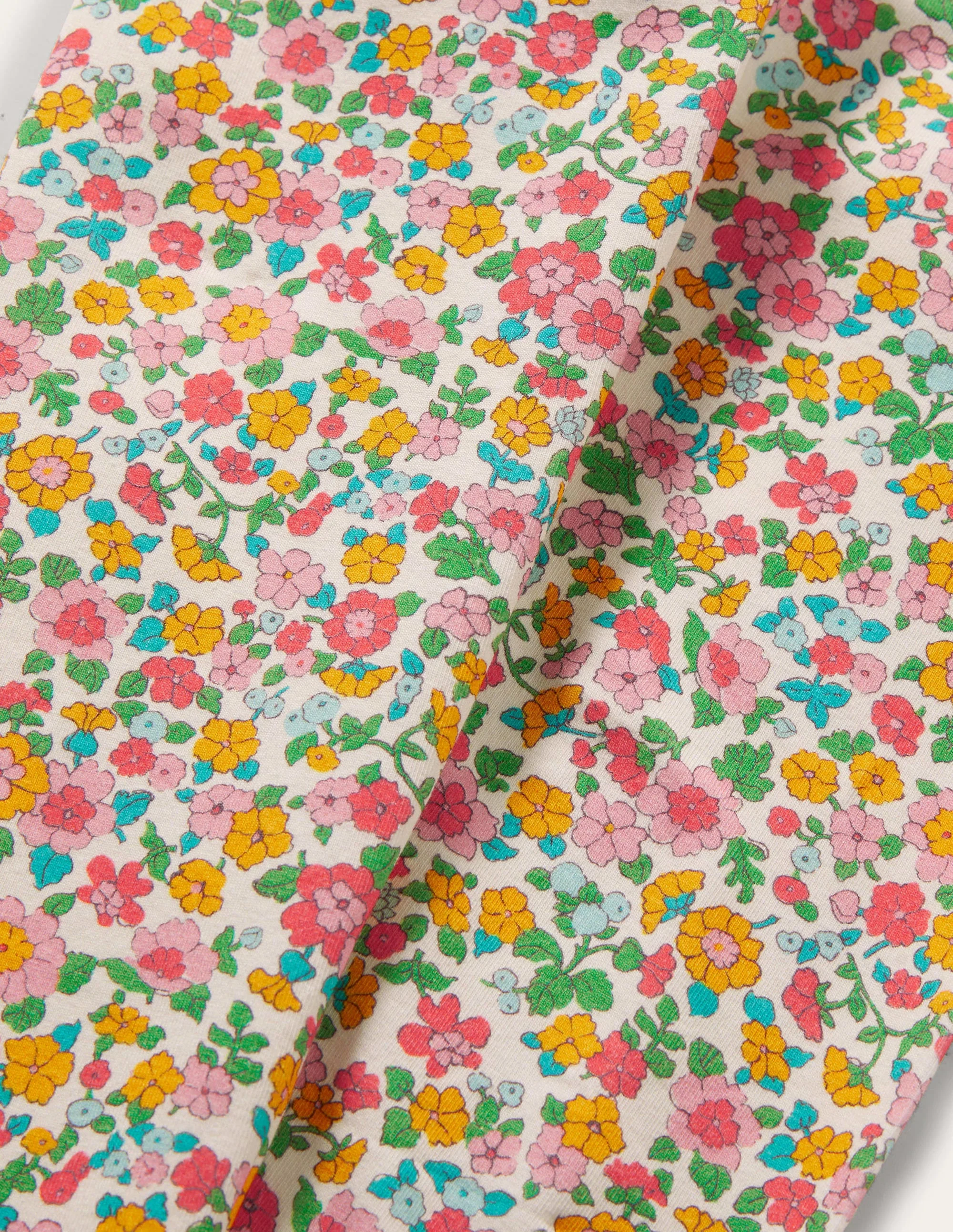 Fröhliche Leggings-Bunt, Blumenmuster - Image 3