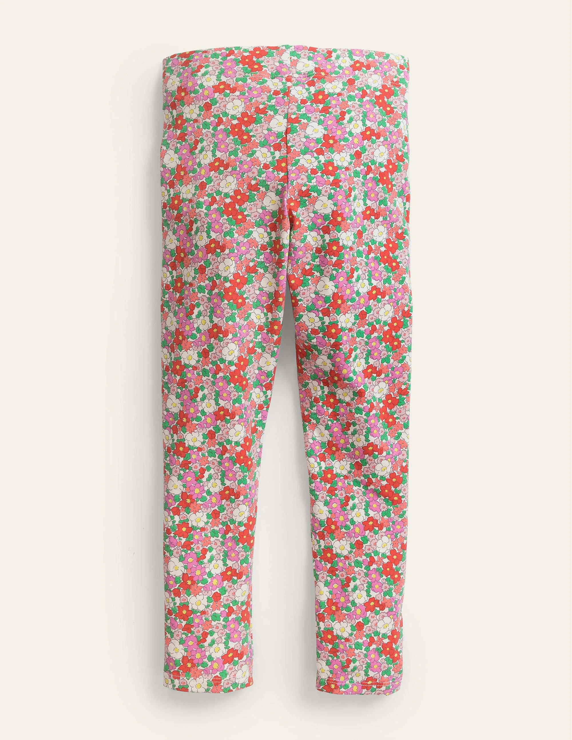 Fröhliche Leggings mit Applikation-Marmeladenrot, Blumenbeet, Herzen - Image 2