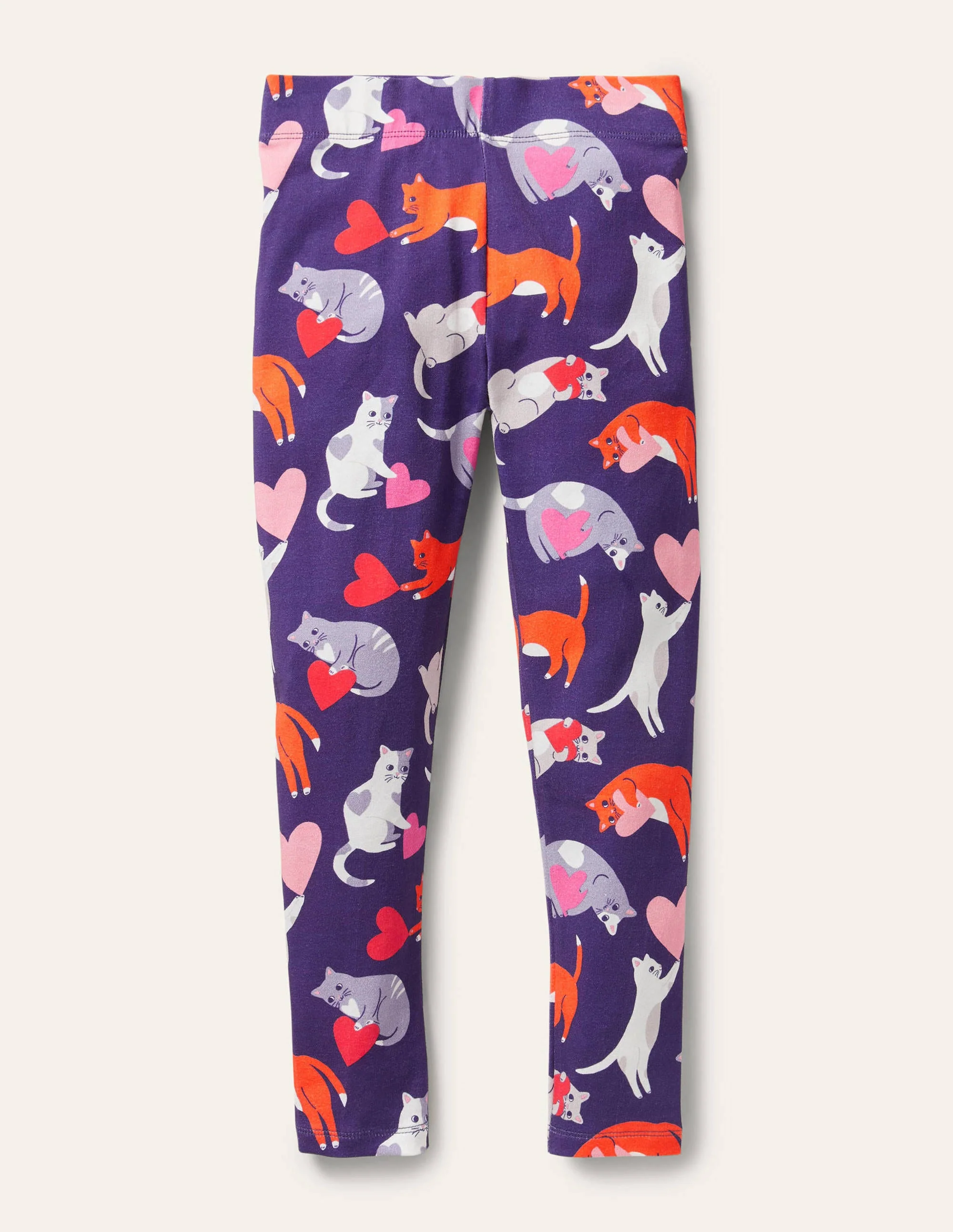 Fröhliche Leggings-Segelblau, Katze
