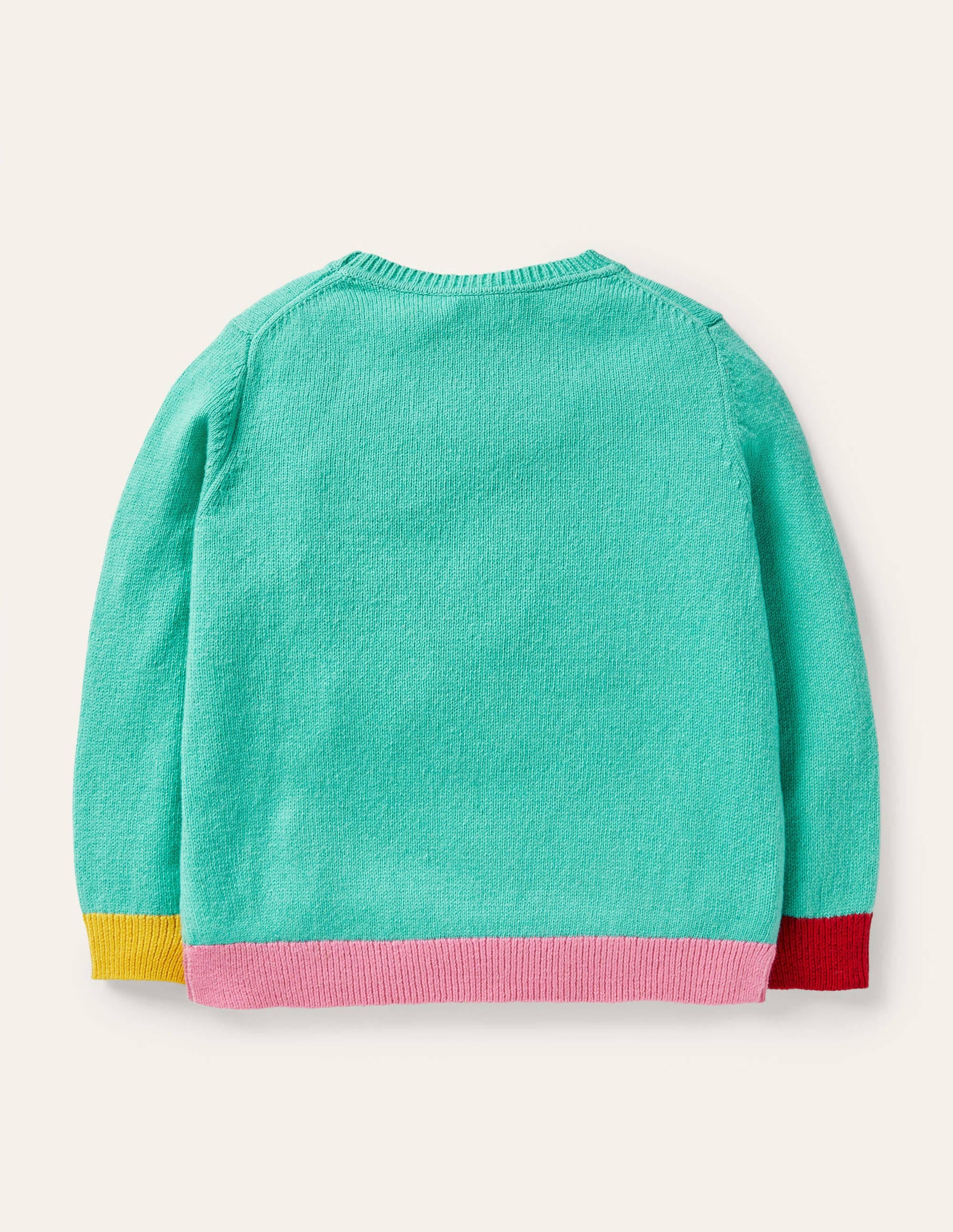 Fröhlicher Pullover-Bachblau, Ballerina/Häschen - Image 2