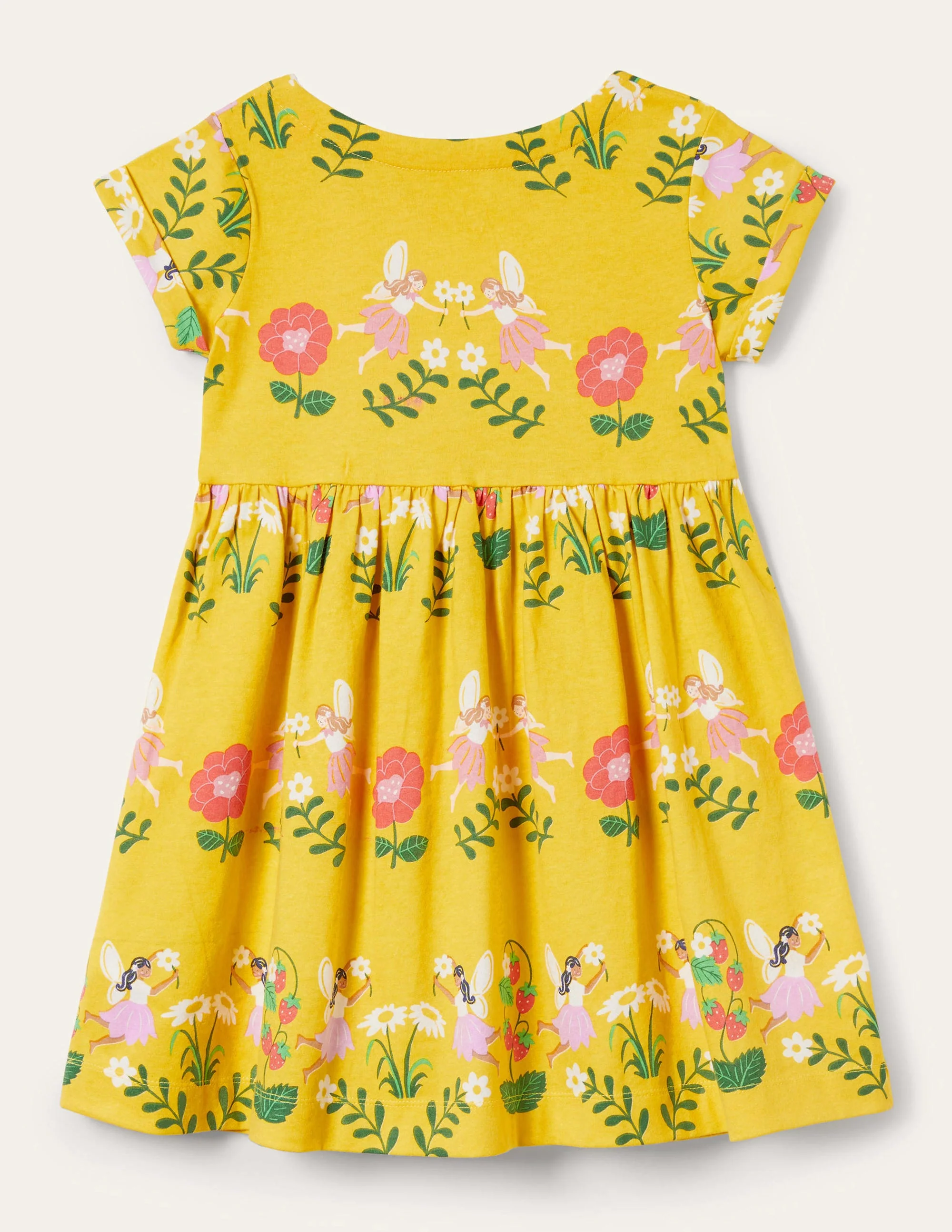 Fröhliches Jerseykleid-Maisgelb, Feen - Image 2