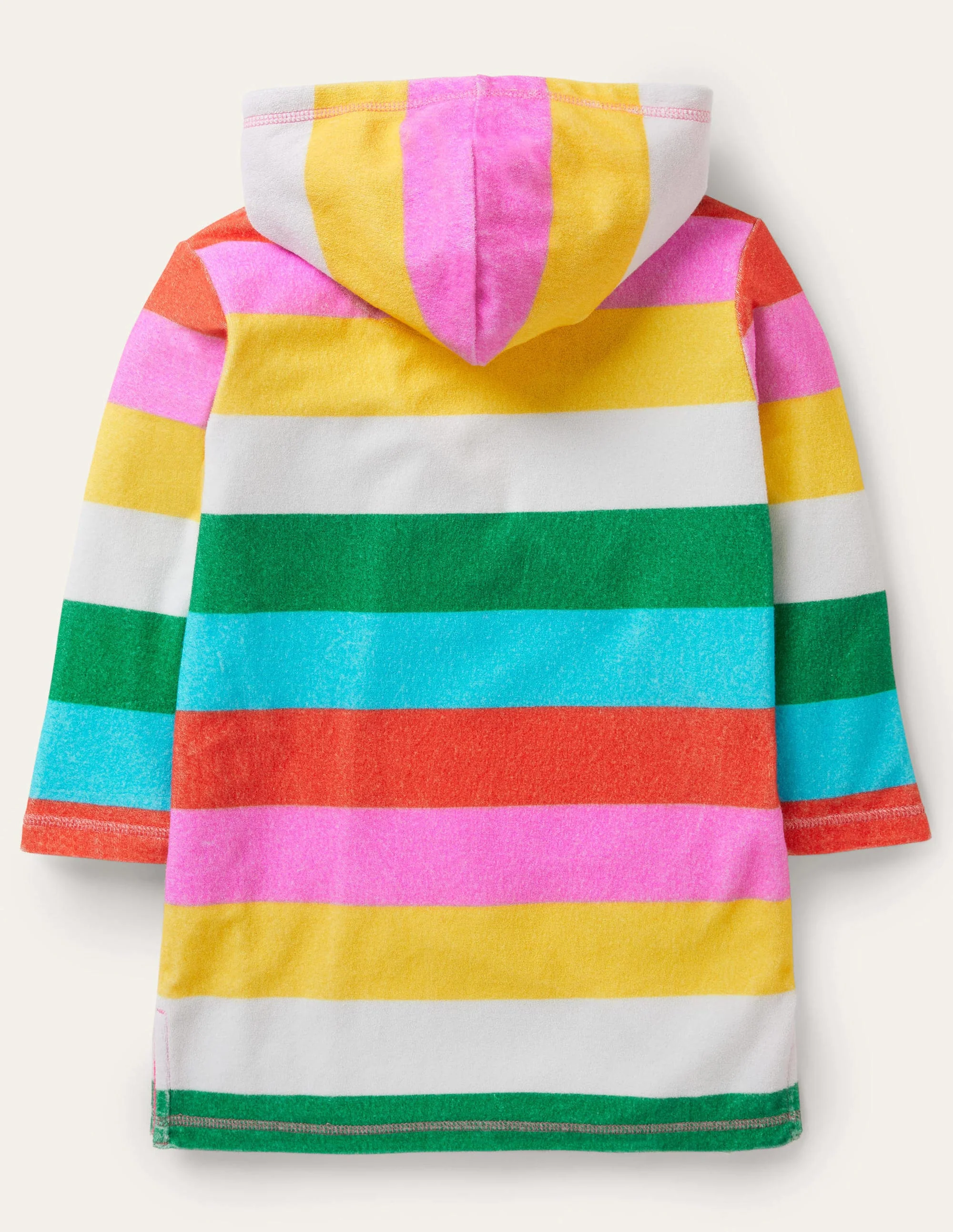 Frottee-Badeponcho-Bunt, Regenbogenfarben - Image 2
