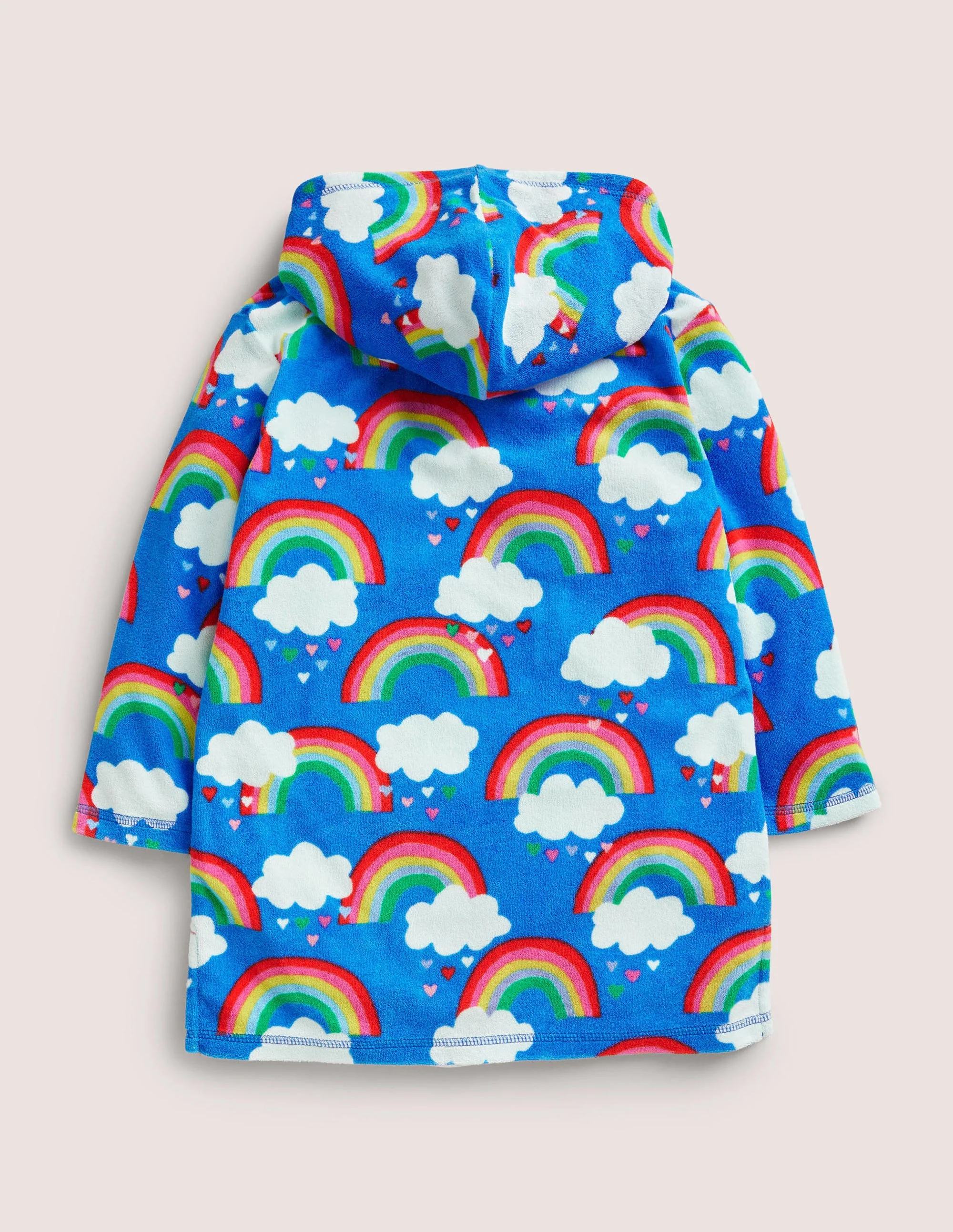 Frottee-Badeponcho-Marokkoblau, Regenbogen - Image 2