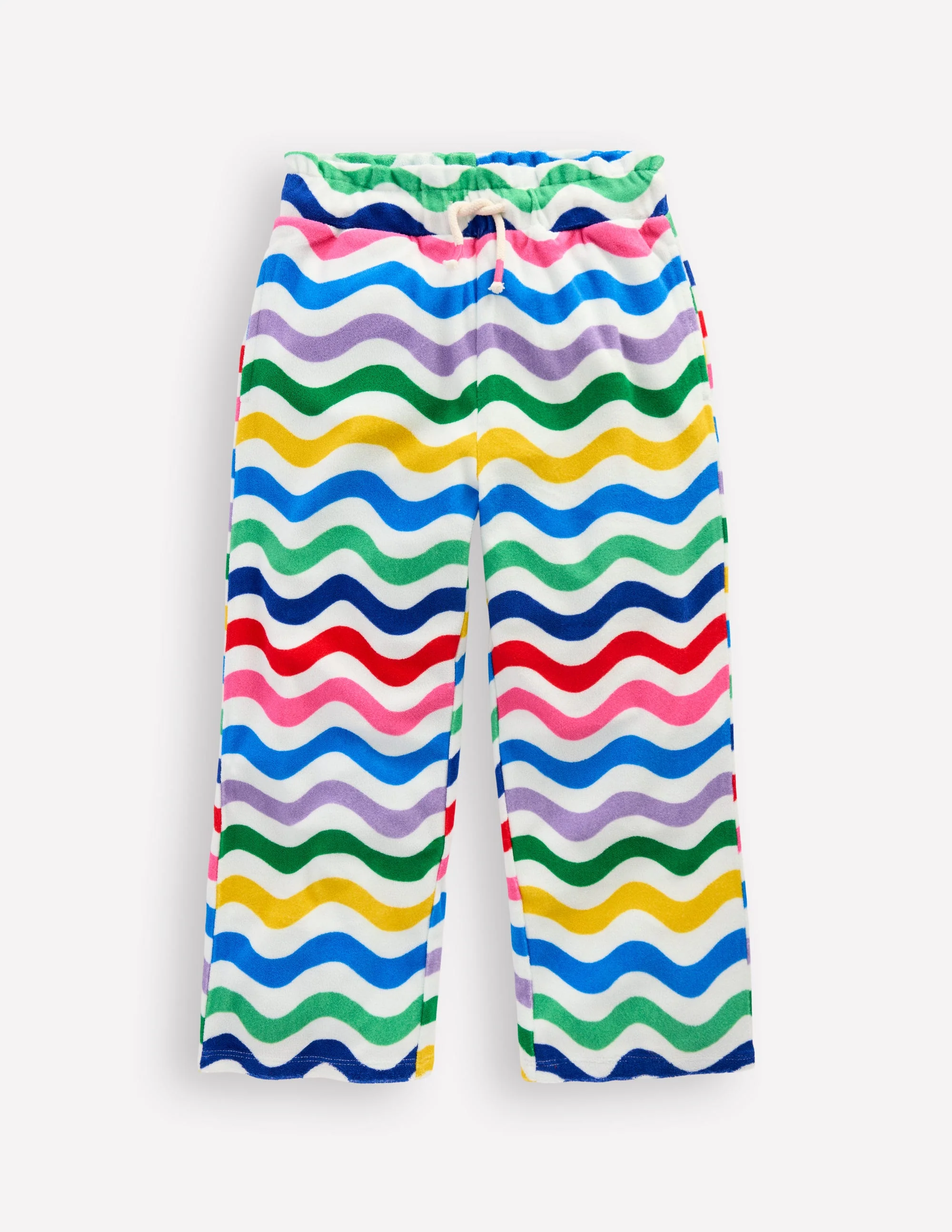 Frottee-Hose-Bunt Welle