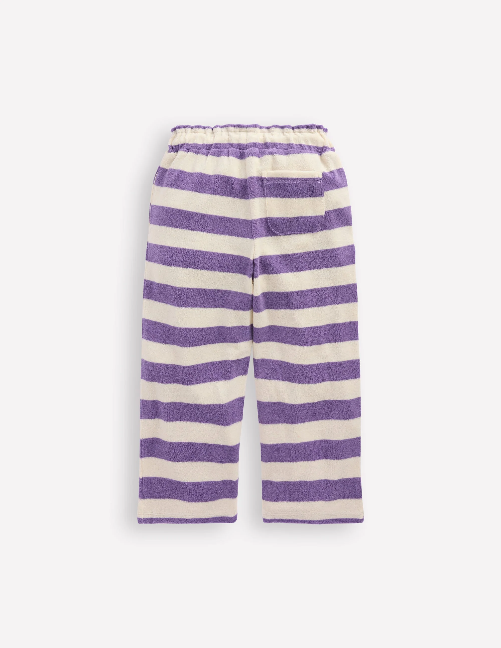 Frottee-Hose-Sanftes Naturweiß/Asternlila - Image 2