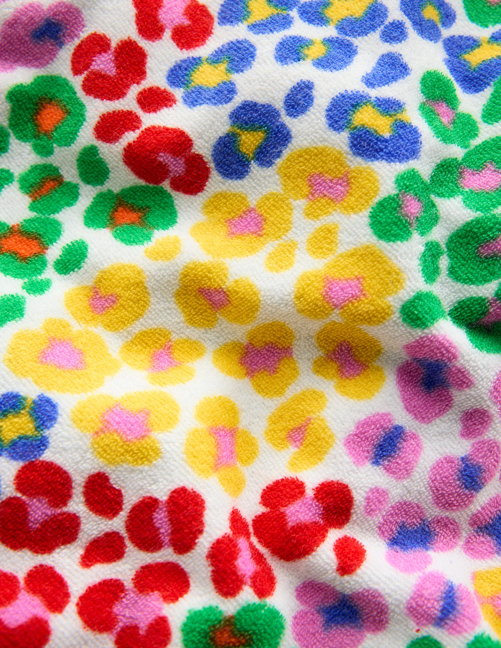 Frottee-Oberteil-Bunt, Regenbogenfarbenes Leopardenmuster - Image 3