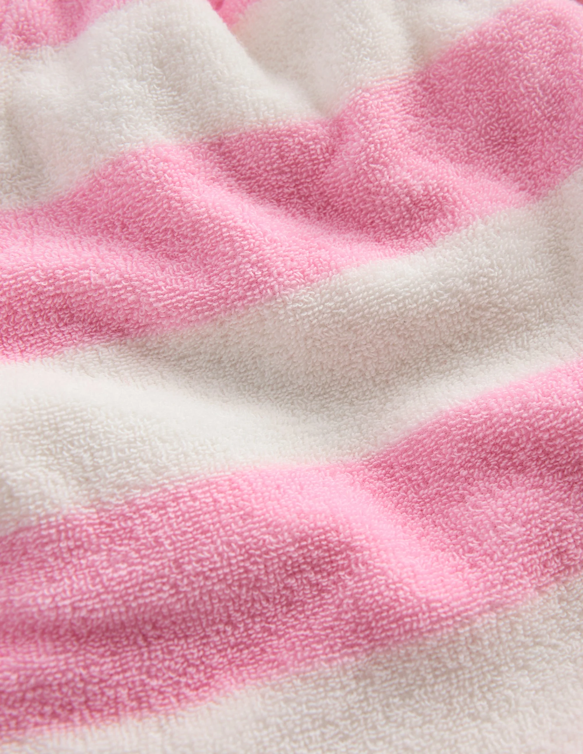 Frottee-Shorts mit aufgesetzten Taschen-Frühlingsblüte Rosa Streifen - Image 5