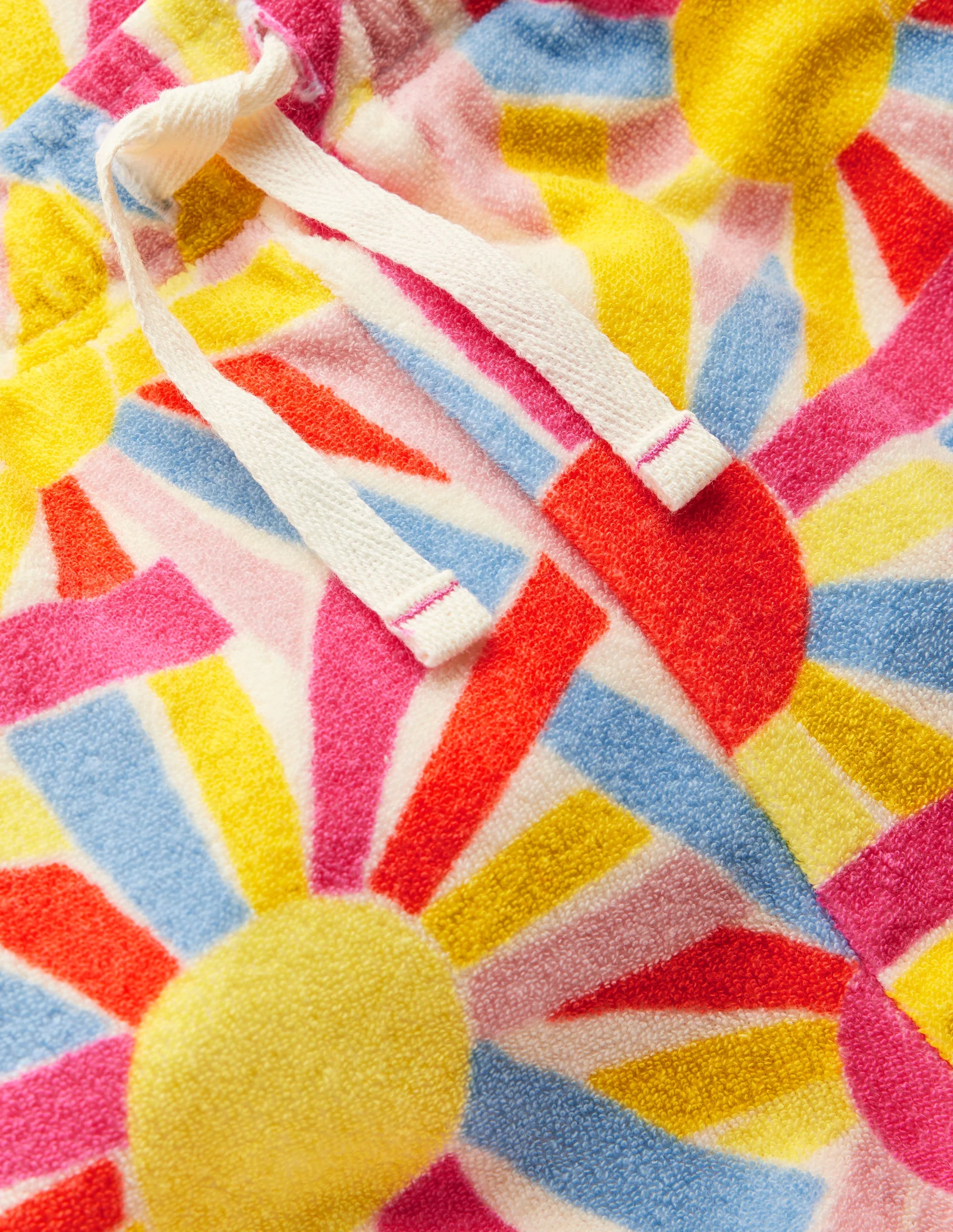 Frottee-Shorts mit aufgesetzten Taschen-Sanftes Naturweiß Sonnen - Image 4