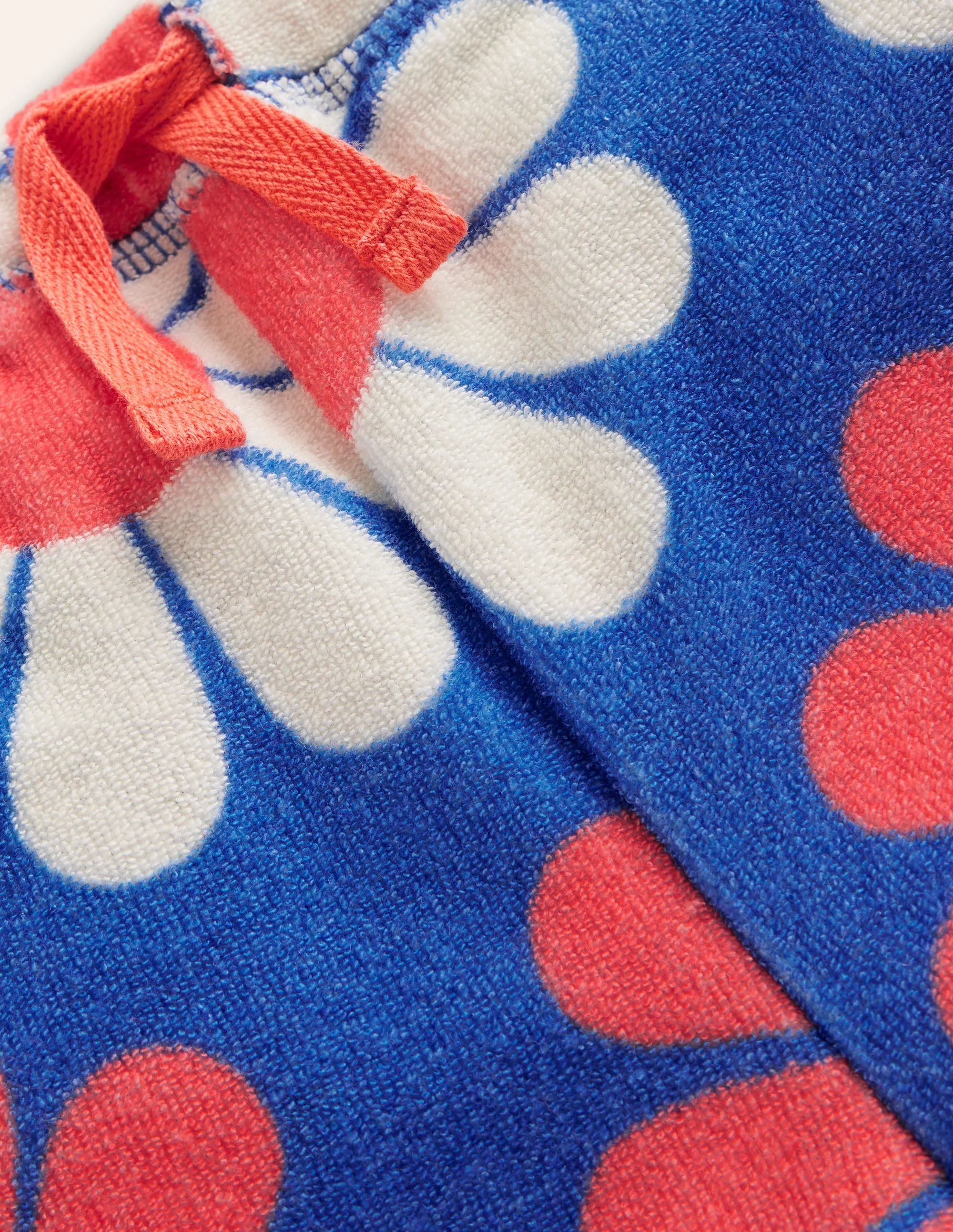 Frottee-Shorts mit Muster-Cabana-Blau Geo Gänseblümchen - Image 3