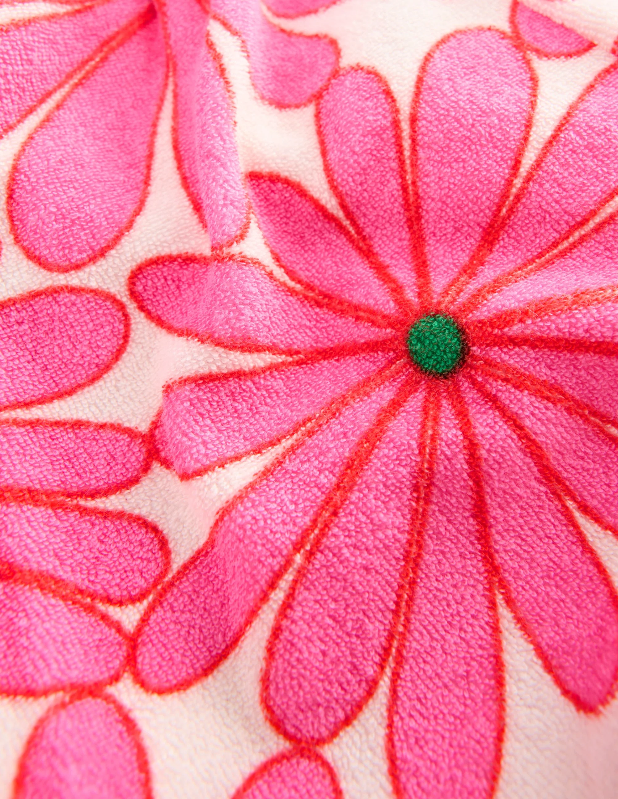 Frottee-Shorts mit Rüschen-Festivalrosa Riesengänseblümchen - Image 3