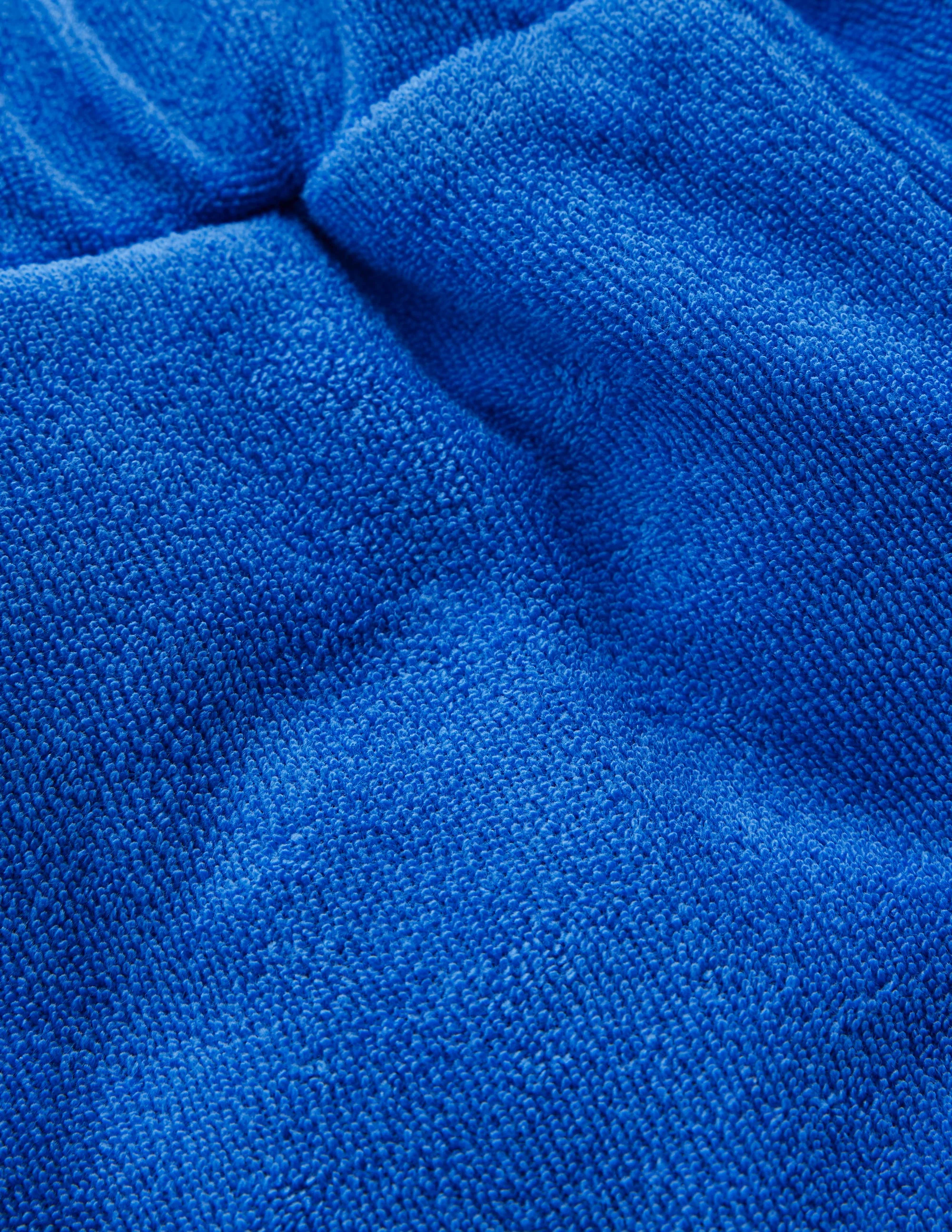 Frottee-Shorts mit Rüschensaum-Blau - Image 3
