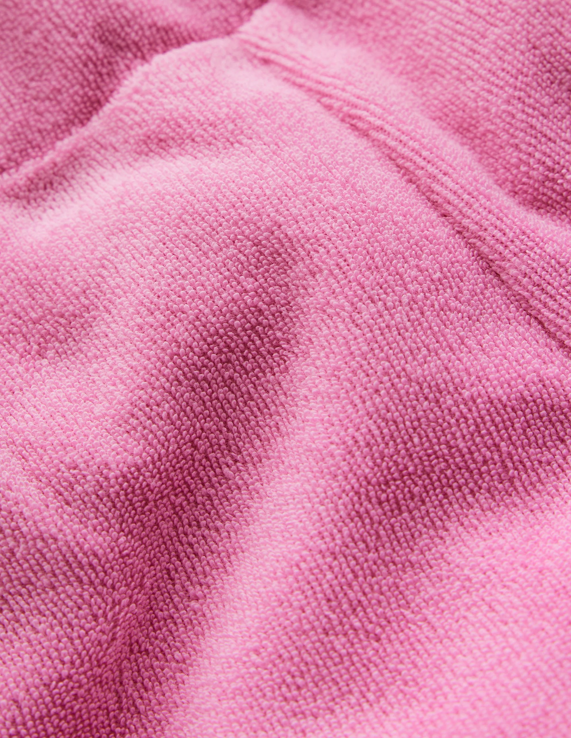 Frottee-Shorts mit Rüschensaum-Vintage-Mauve - Image 3