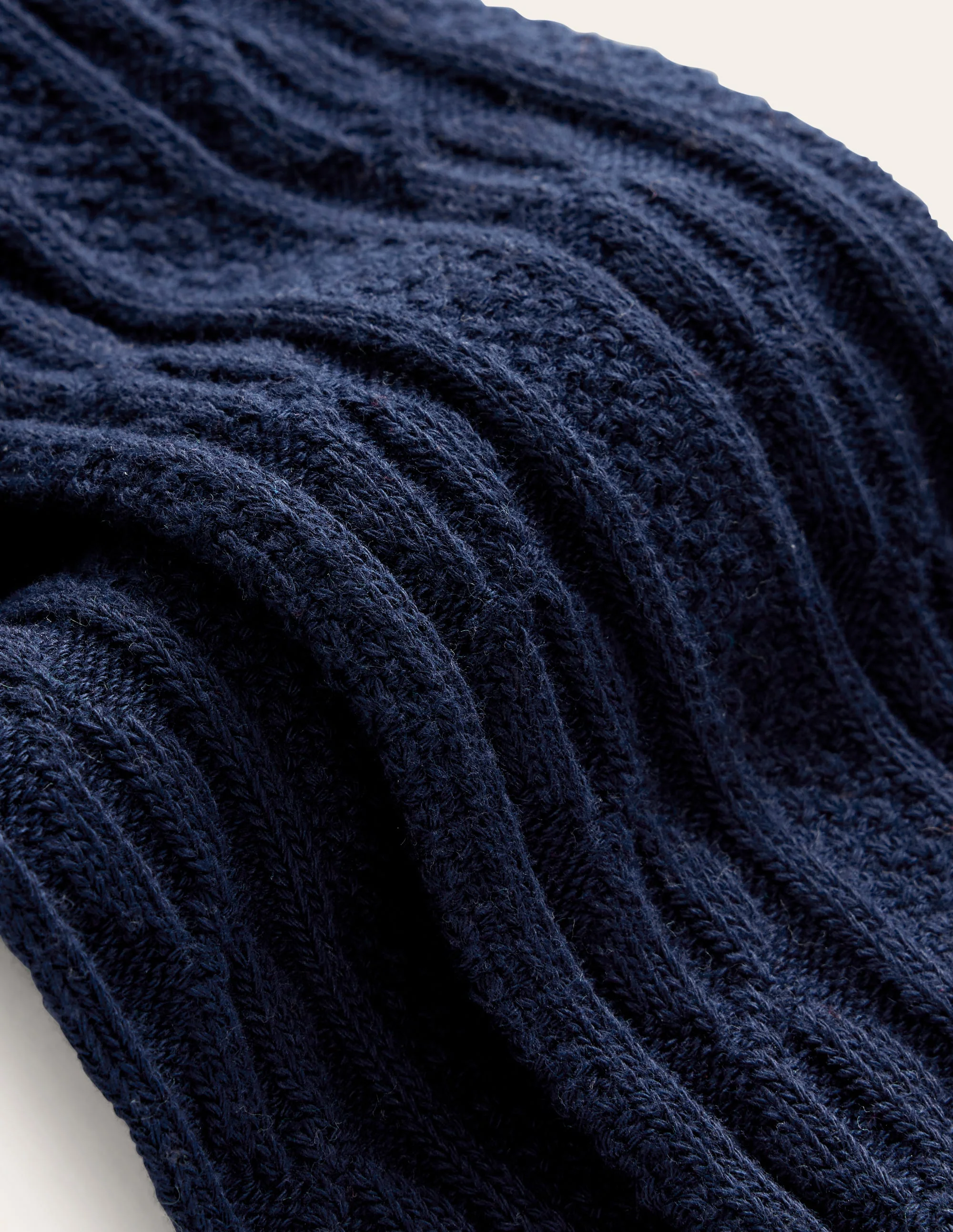 Fußlose Strumpfhose mit Zopfmuster-Anemone - Image 3