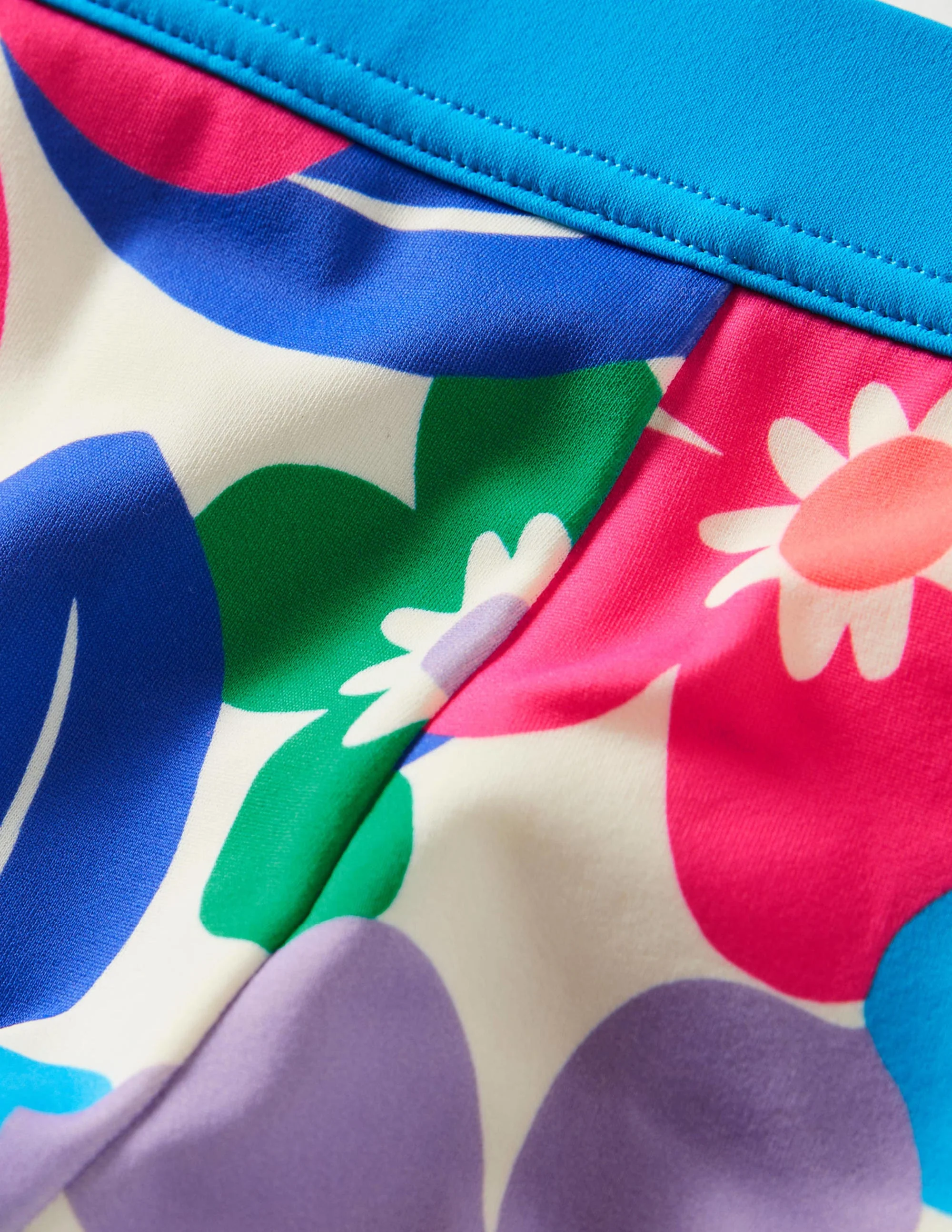 Gemusterte Badeshorts-Bunt, Große Blumen - Image 3