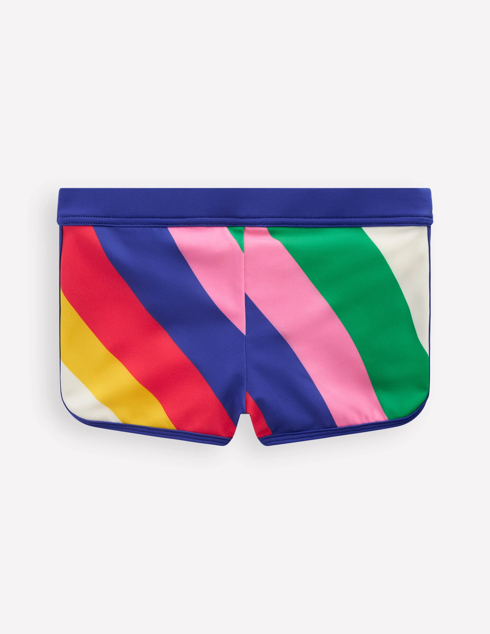 Gemusterte Badeshorts-Bunt Regenbogen Swirl-Motiv - Image 2