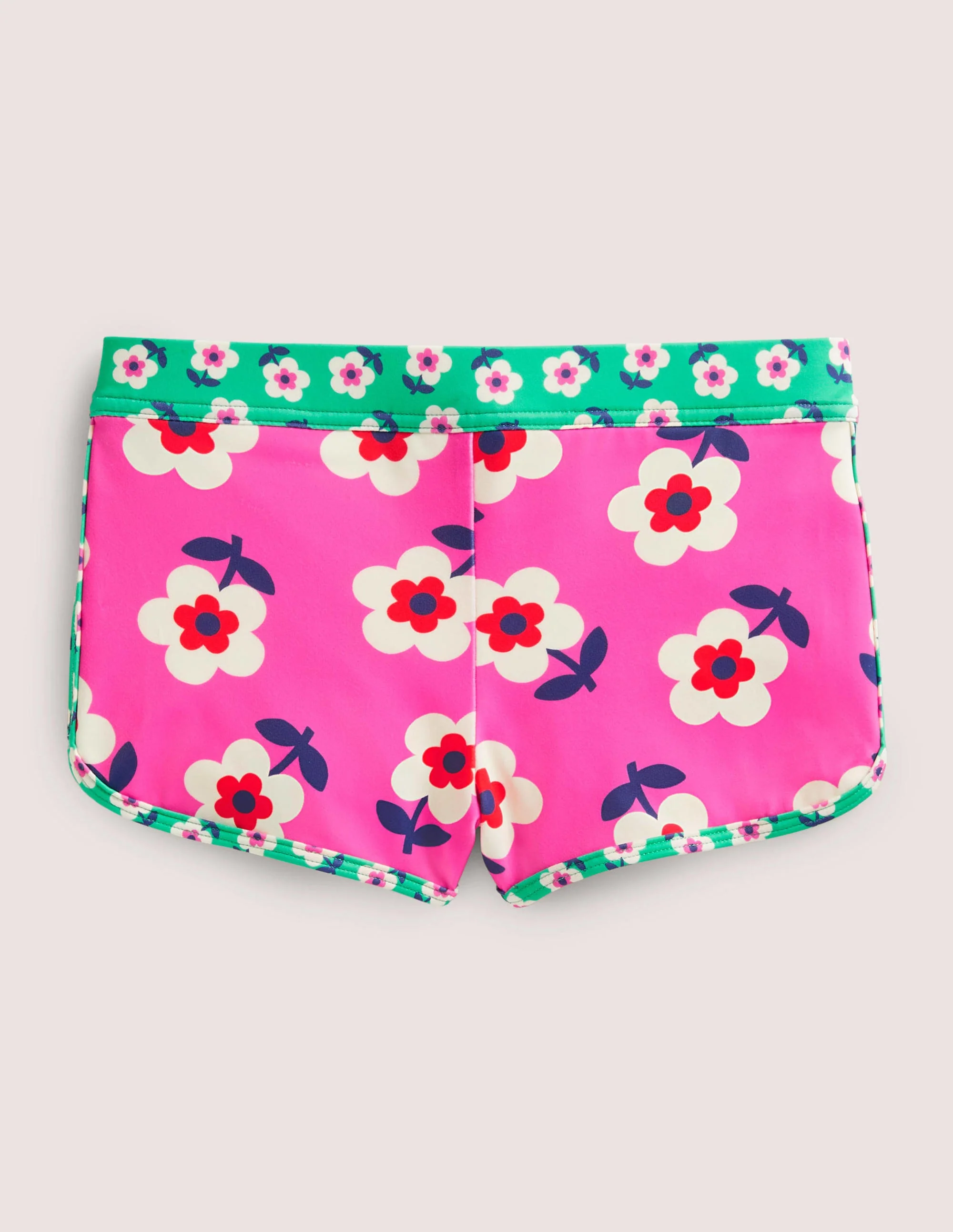 Gemusterte Badeshorts-Rosarot, Gänseblümchen - Image 2