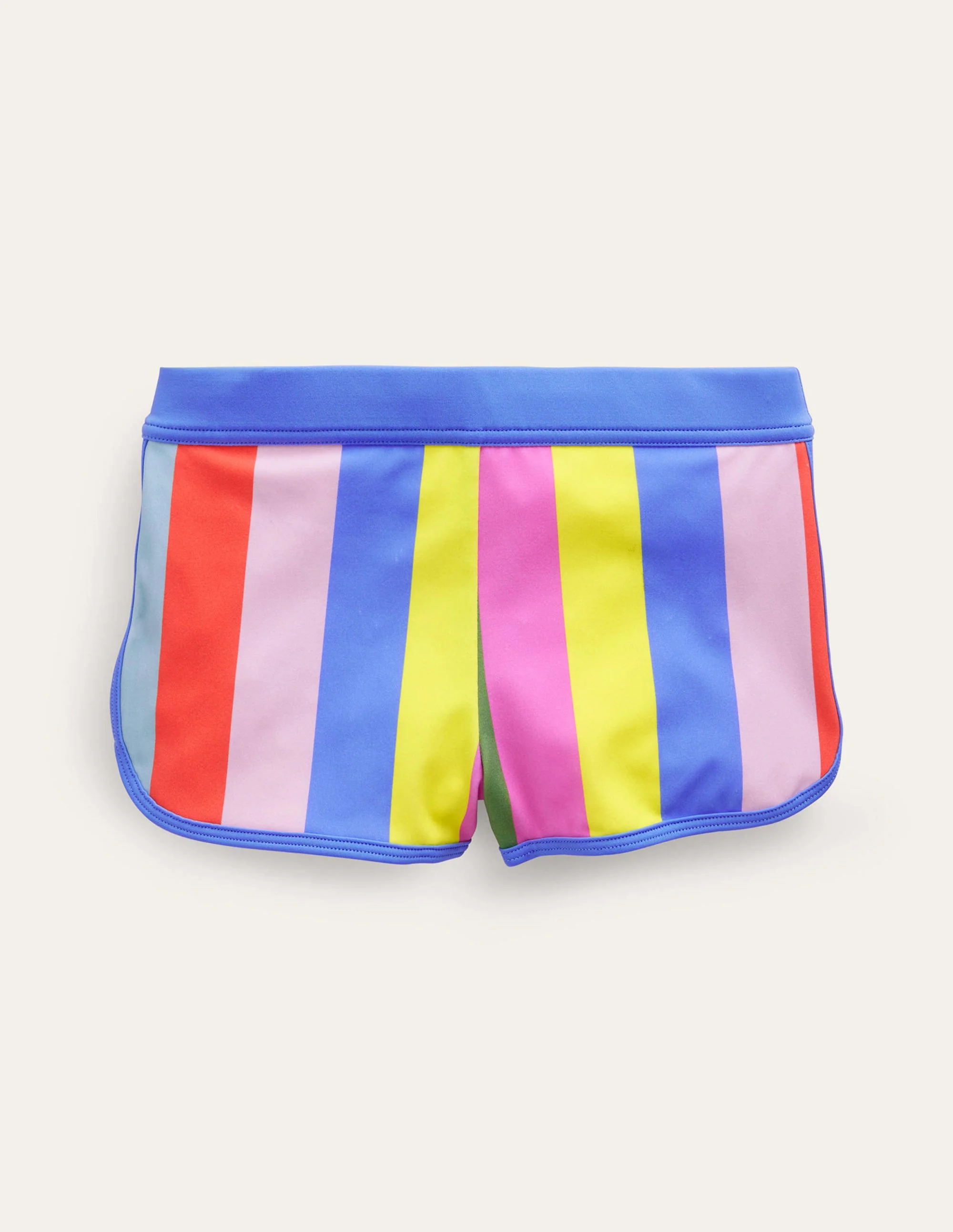 Gemusterte Badeshorts-Sanft Bunt Gestreift