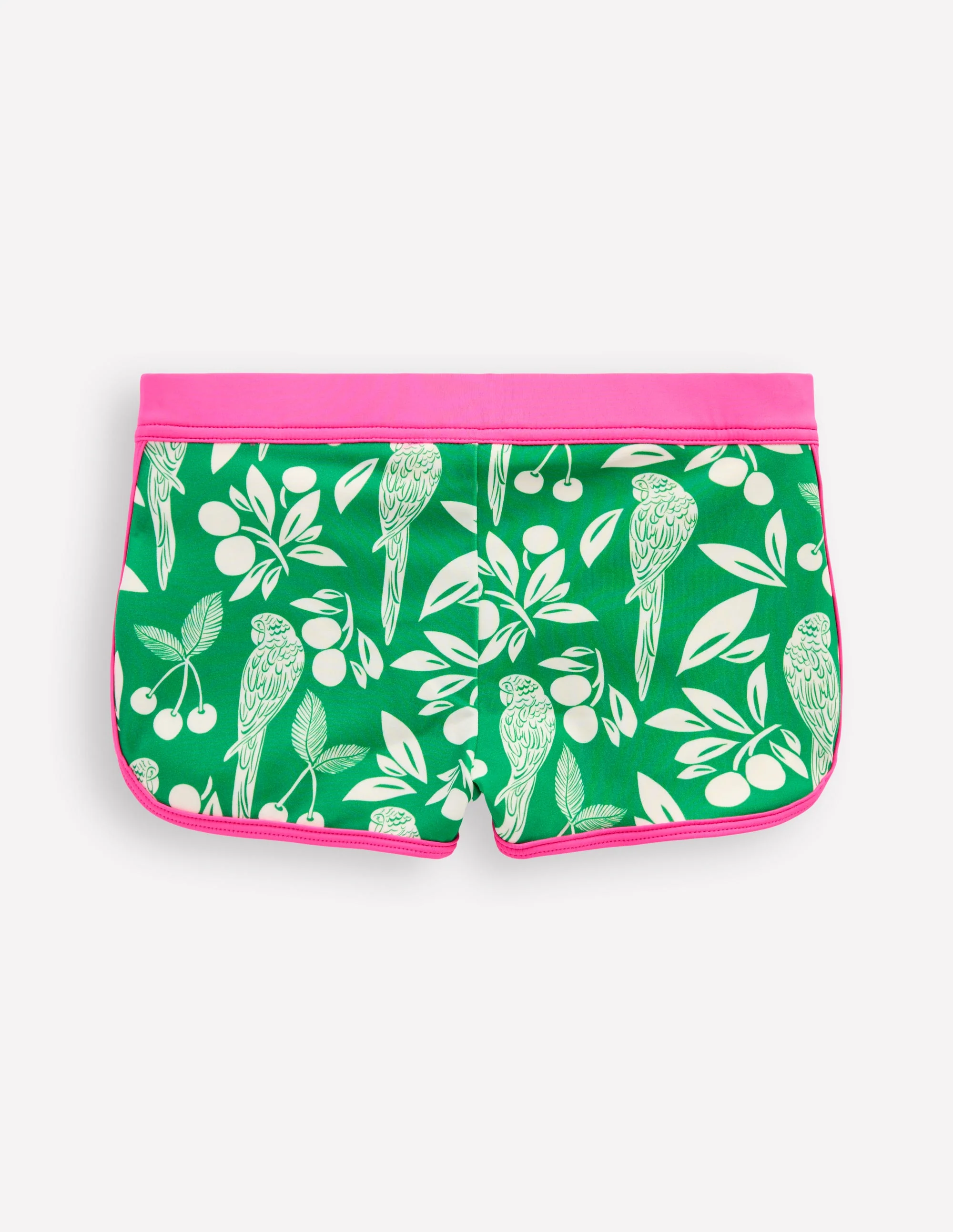 Gemusterte Badeshorts-Smaragdgrün Papagei Palme - Image 2