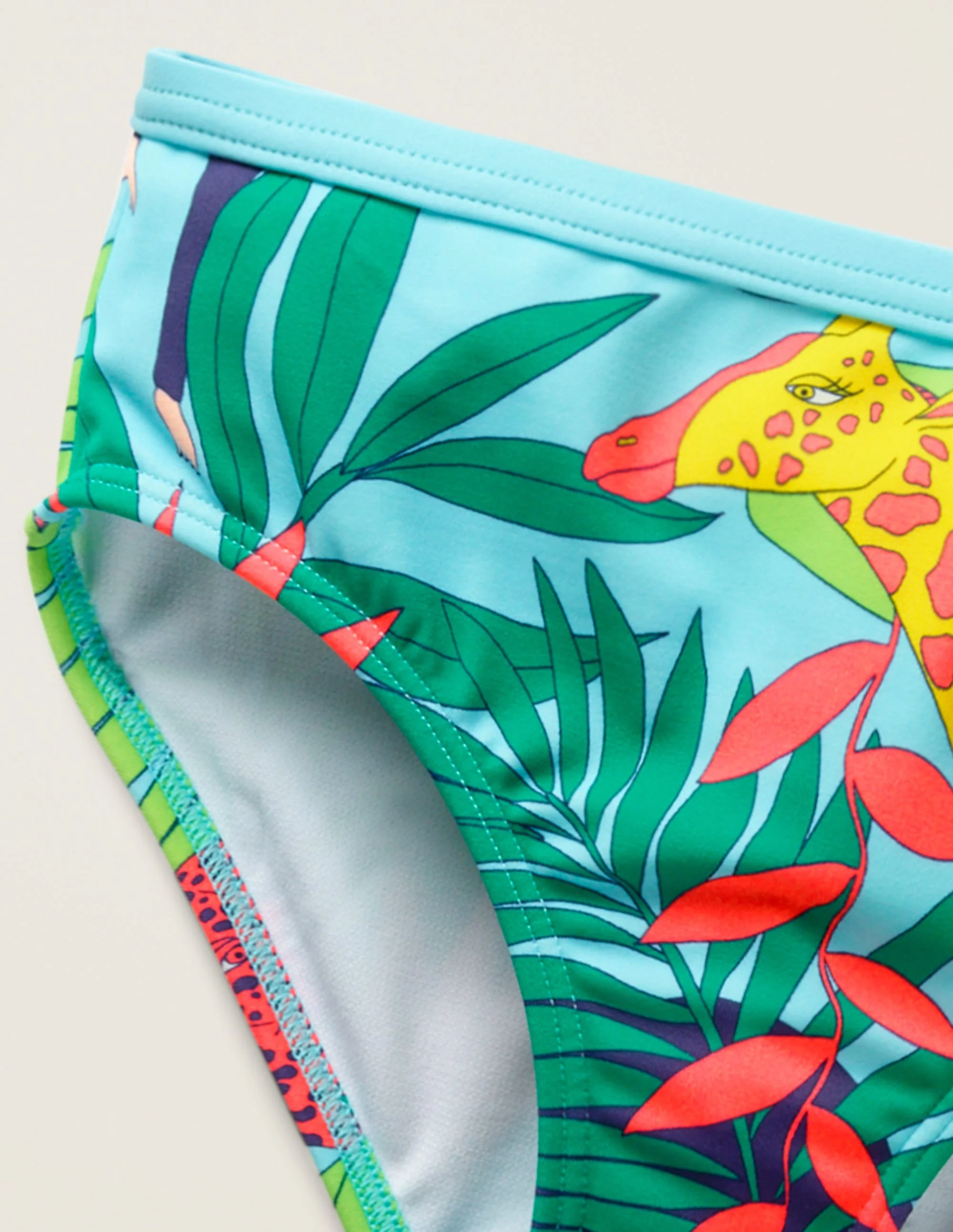 Gemusterte Bikinihose-Bunt, Dschungel - Image 2