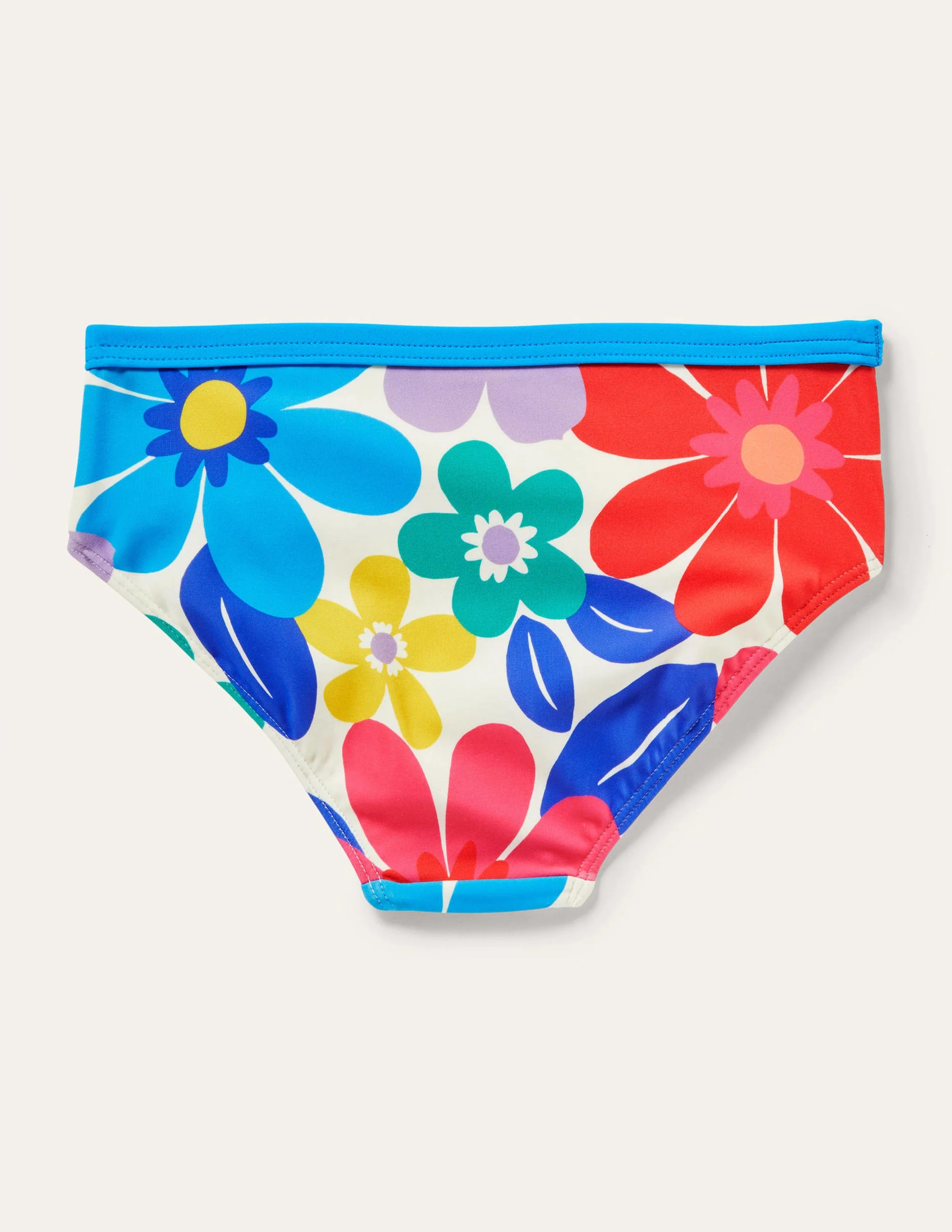 Gemusterte Bikinihose-Bunt, Große Blumen - Image 2