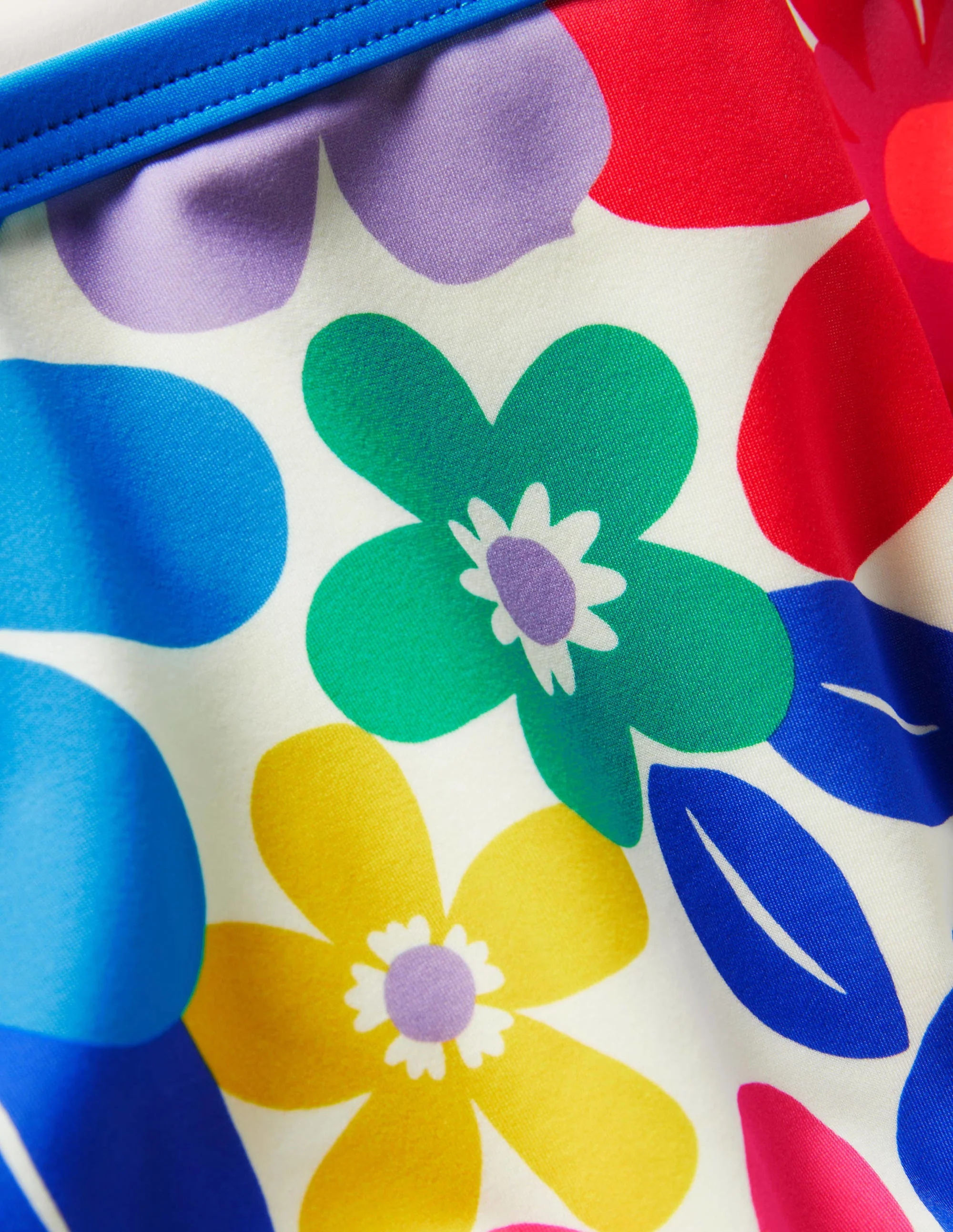 Gemusterte Bikinihose-Bunt, Große Blumen - Image 3