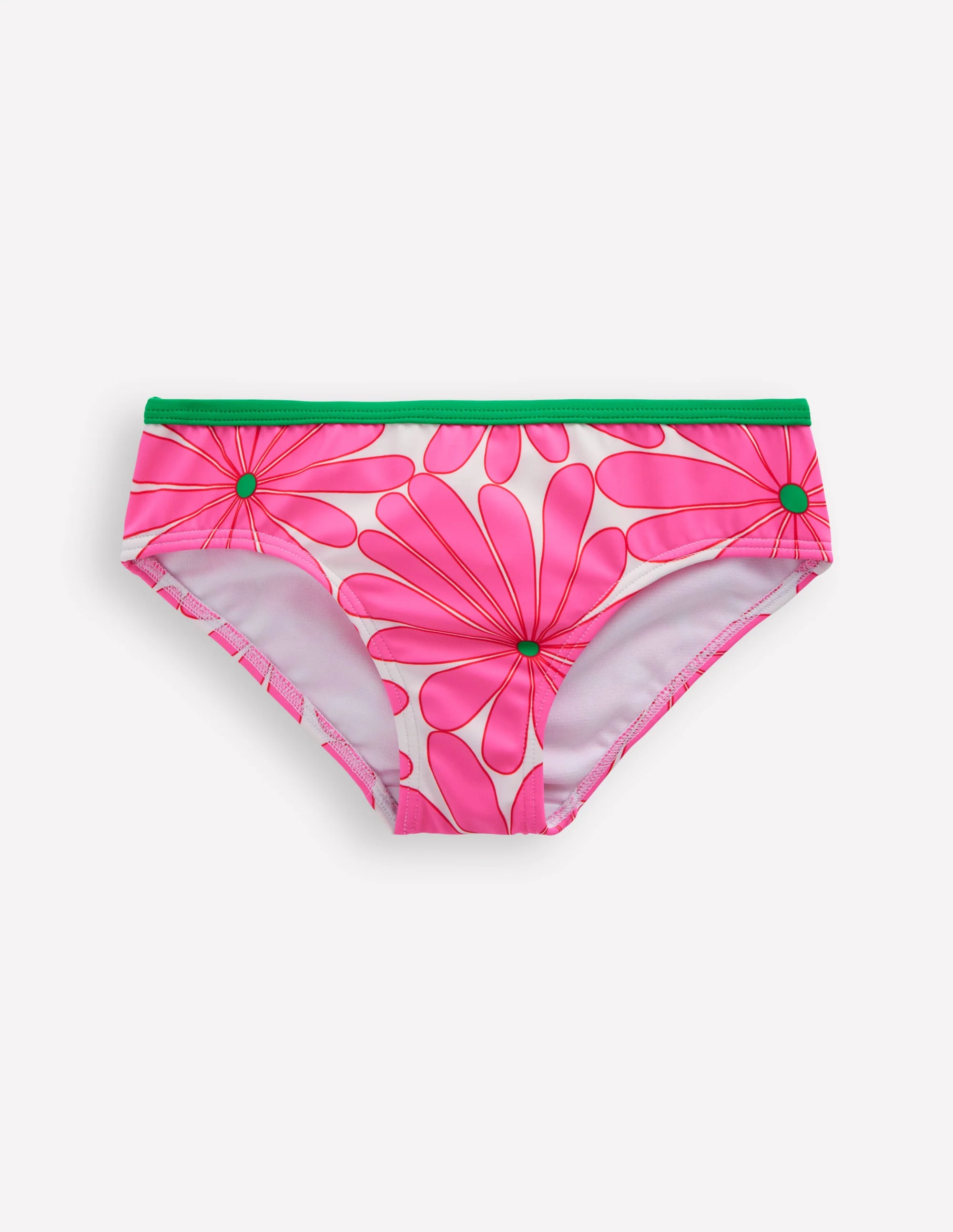 Gemusterte Bikinihose-Festivalrosa Gänseblümchen
