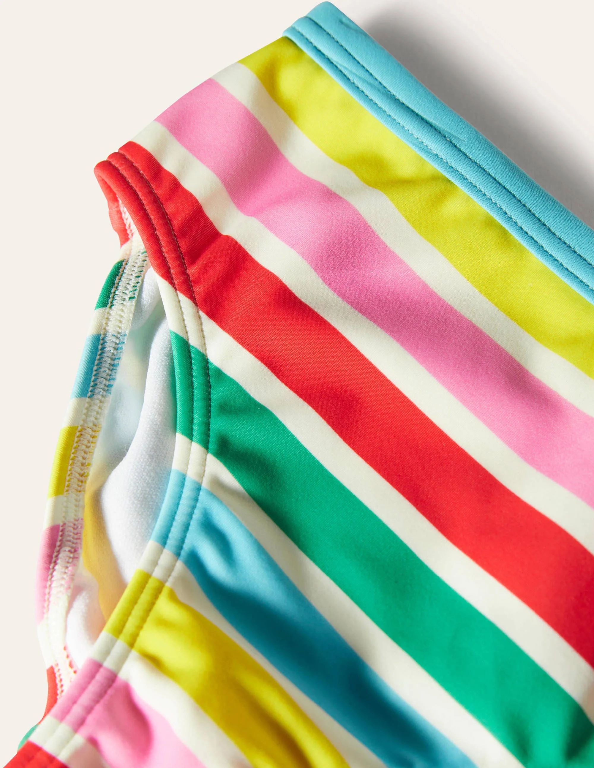Gemusterte Bikinihose-Naturweiß Bunt Regenbogen - Image 3