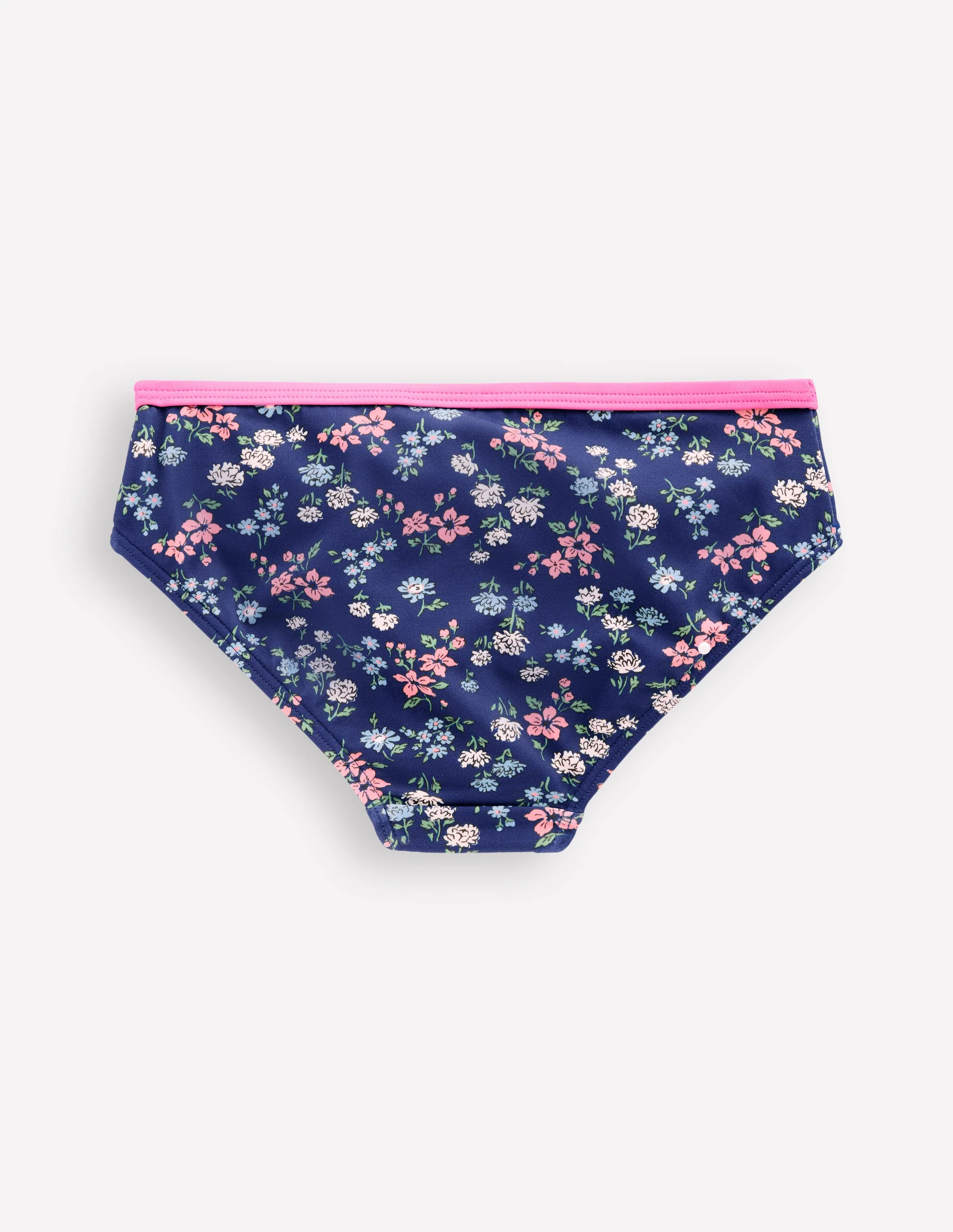 Gemusterte Bikinihose-Saphirblau Wiese Blumenmuster - Image 2