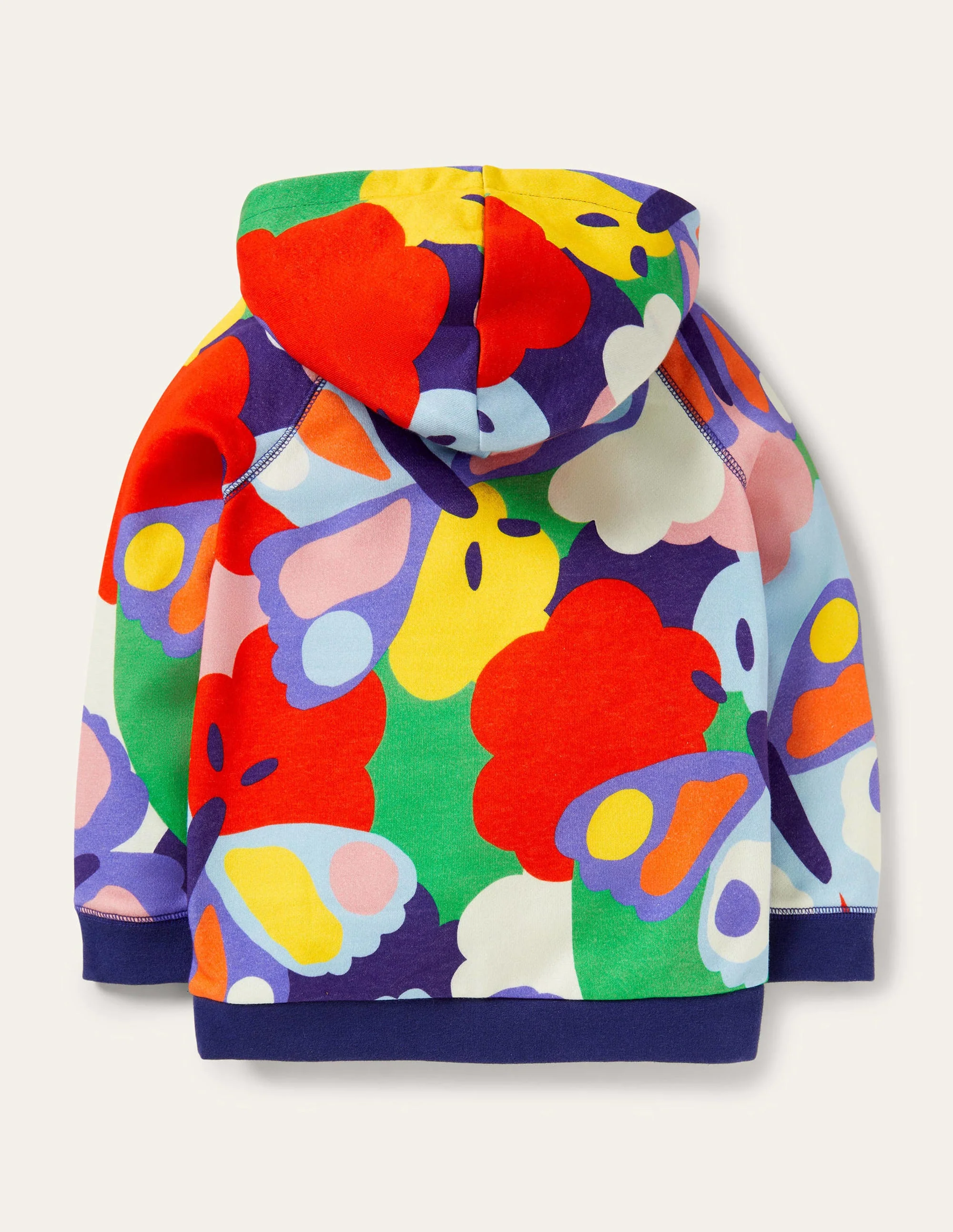 Gemusterter Hoodie-Bunt, Schmetterlingsmuster - Image 2