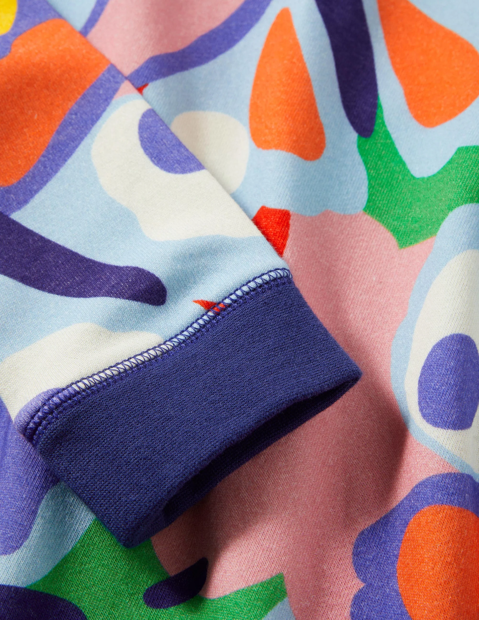Gemusterter Hoodie-Bunt, Schmetterlingsmuster - Image 3