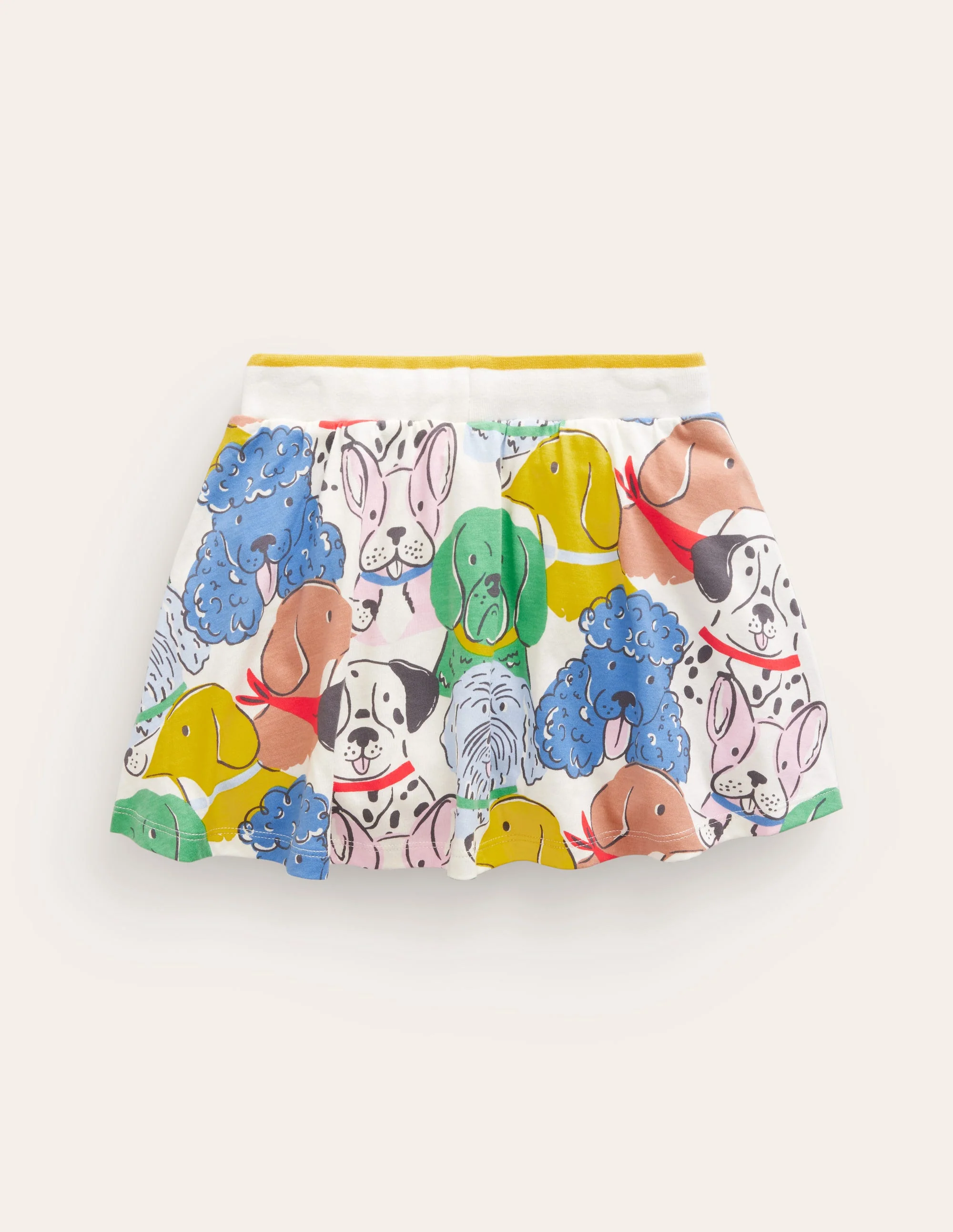 Gemusterter Jersey-Skort-Bunt Hund - Image 2