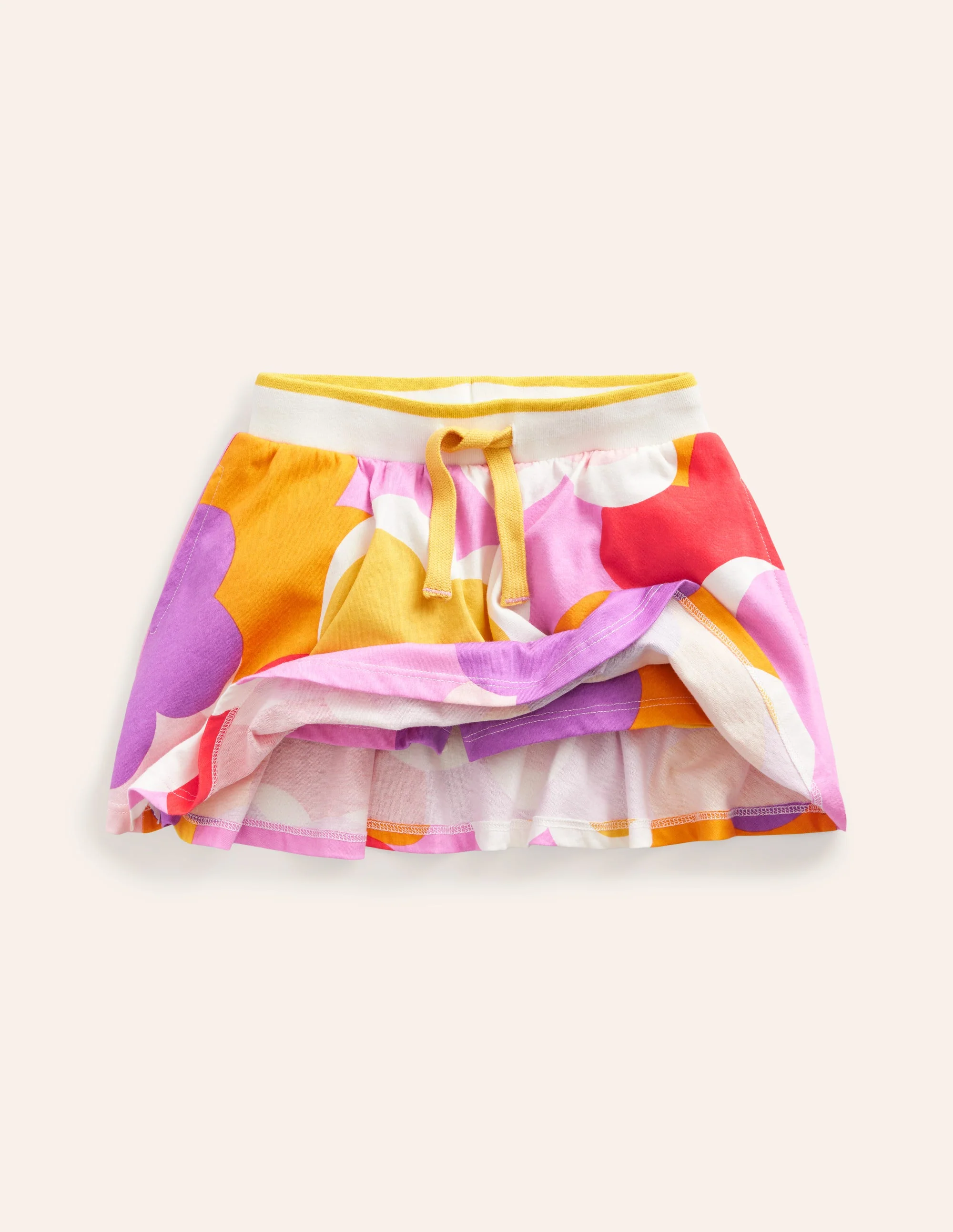 Gemusterter Jersey-Skort-Marmelade Gänseblümchen Wolke - Image 4