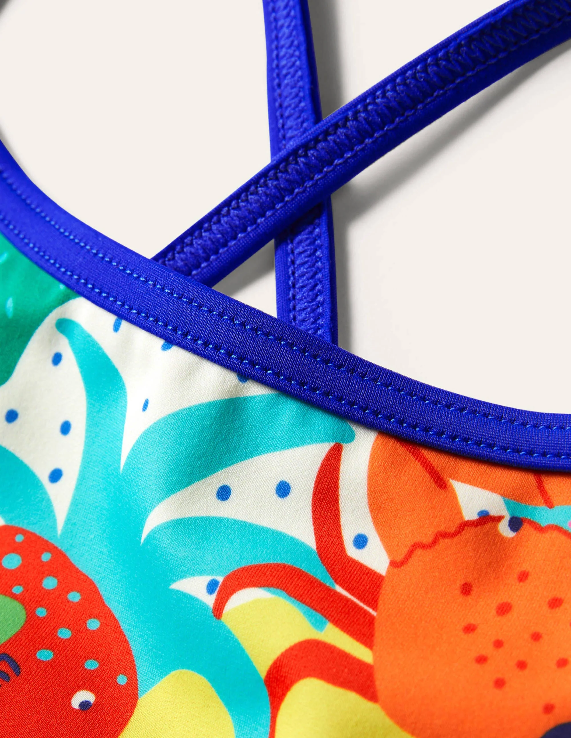 Gemustertes Bikini-Oberteil-Bunt/Regenbogenfarben, Riffszene - Image 3