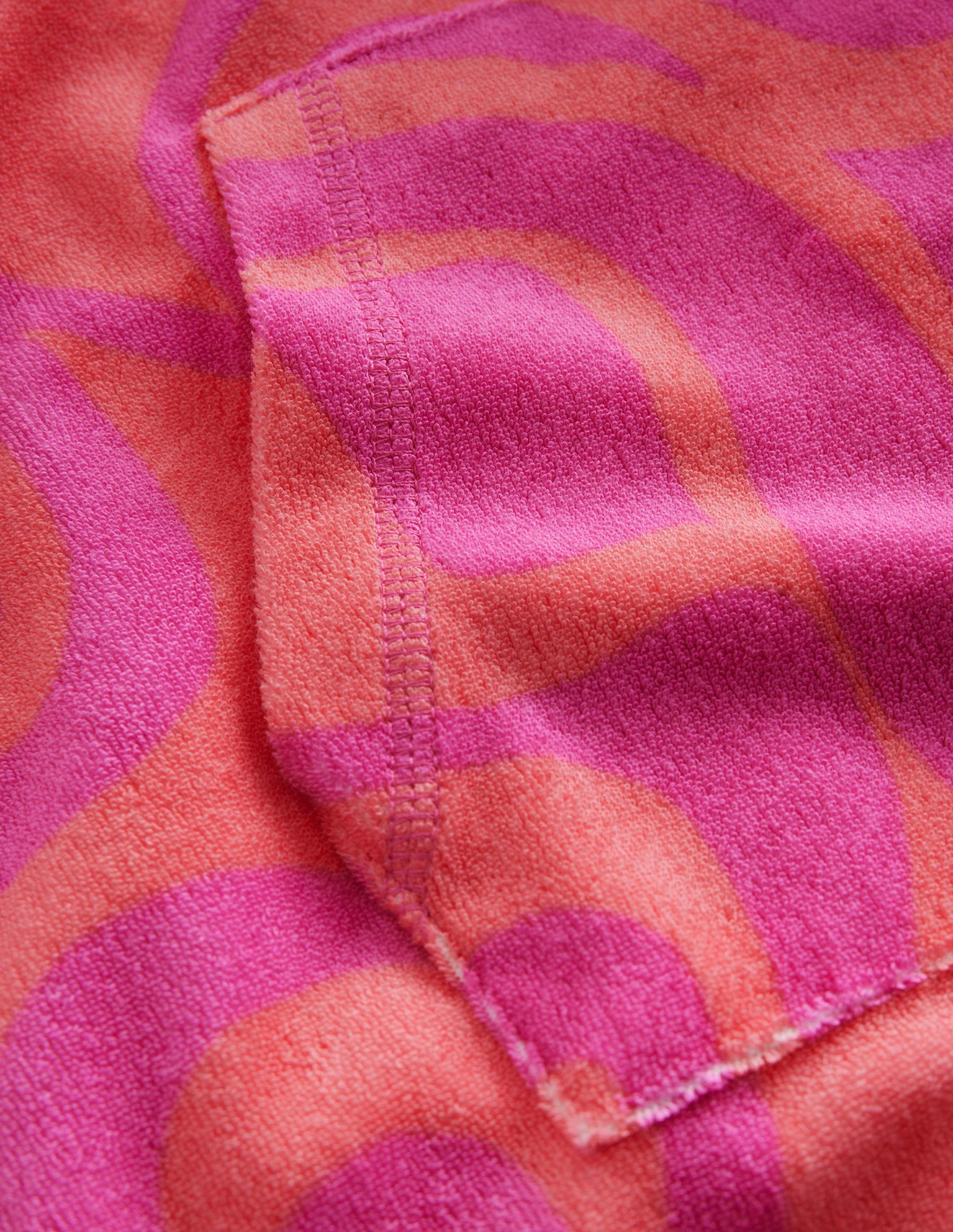 Gemustertes Frottee-Strandkleid-Pfirsichbowle - Image 3