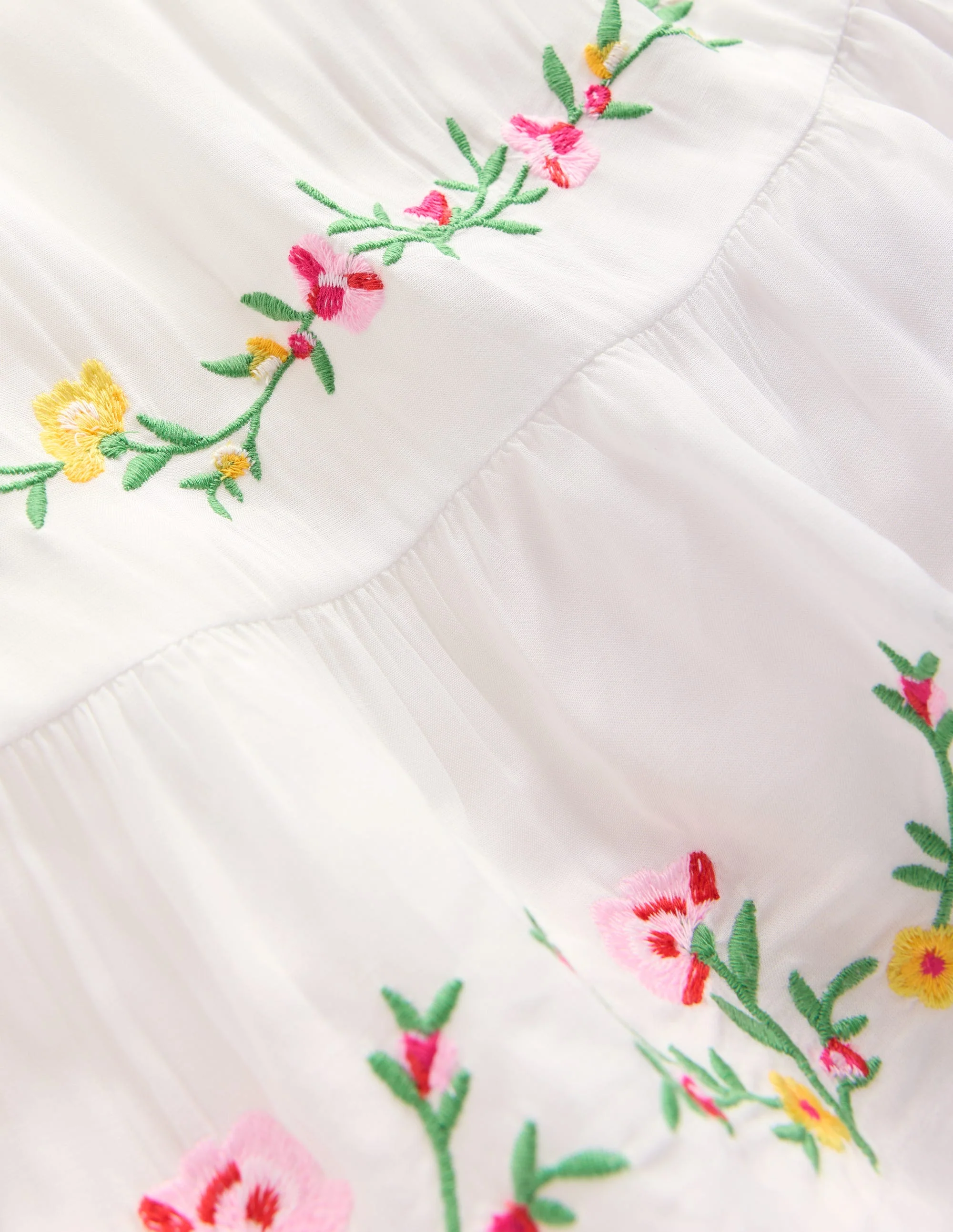 Gerafftes Kleid mit Schleifendetail am Rücken-Sanftes Naturweiß - Image 5