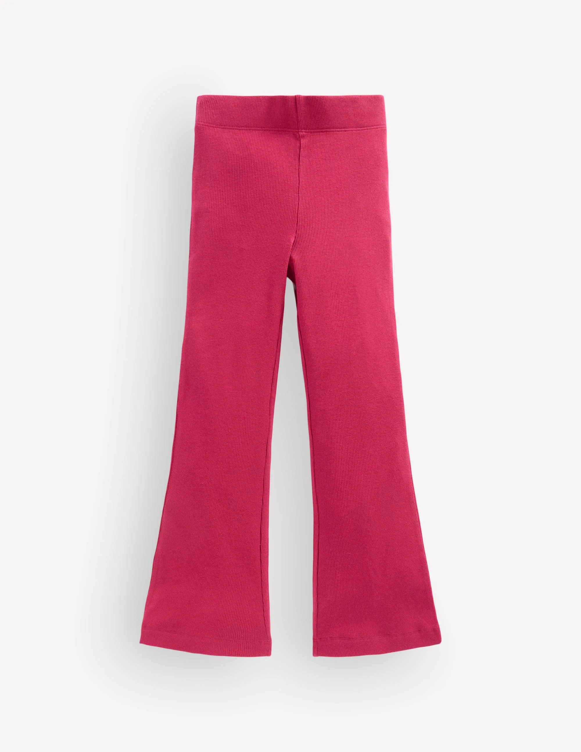 Gerippte, ausgestellte Leggings-Rot Knospen - Image 2