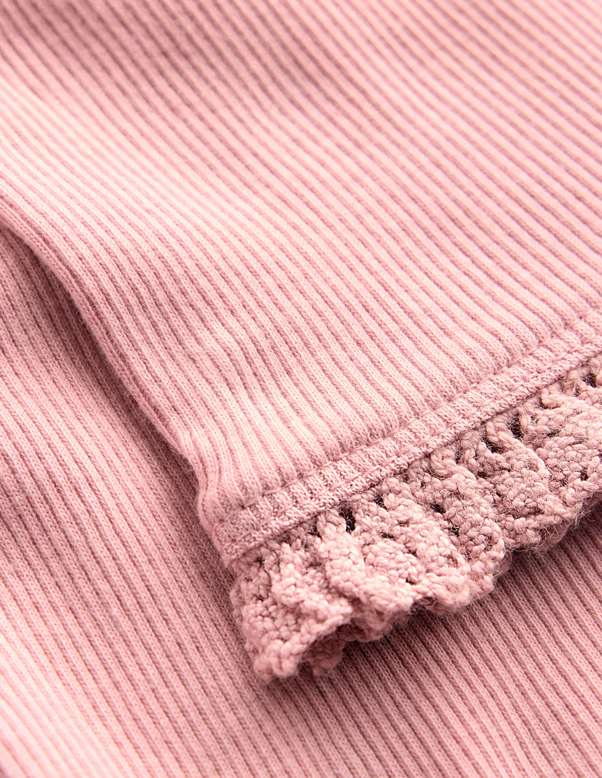 Gerippte Leggings-Vintage-Rosa - Image 3