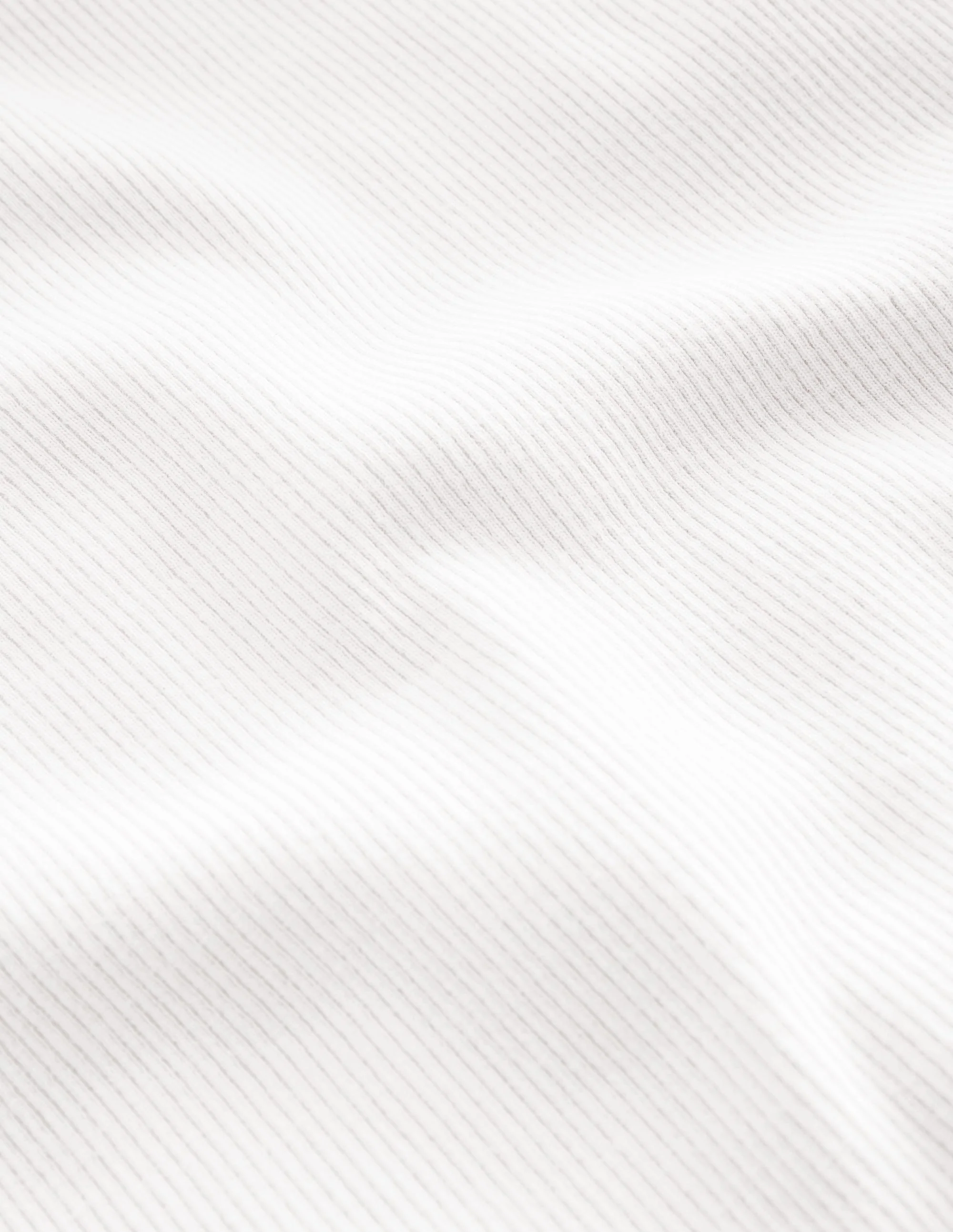 Geripptes Langarmshirt-Weiß - Image 3