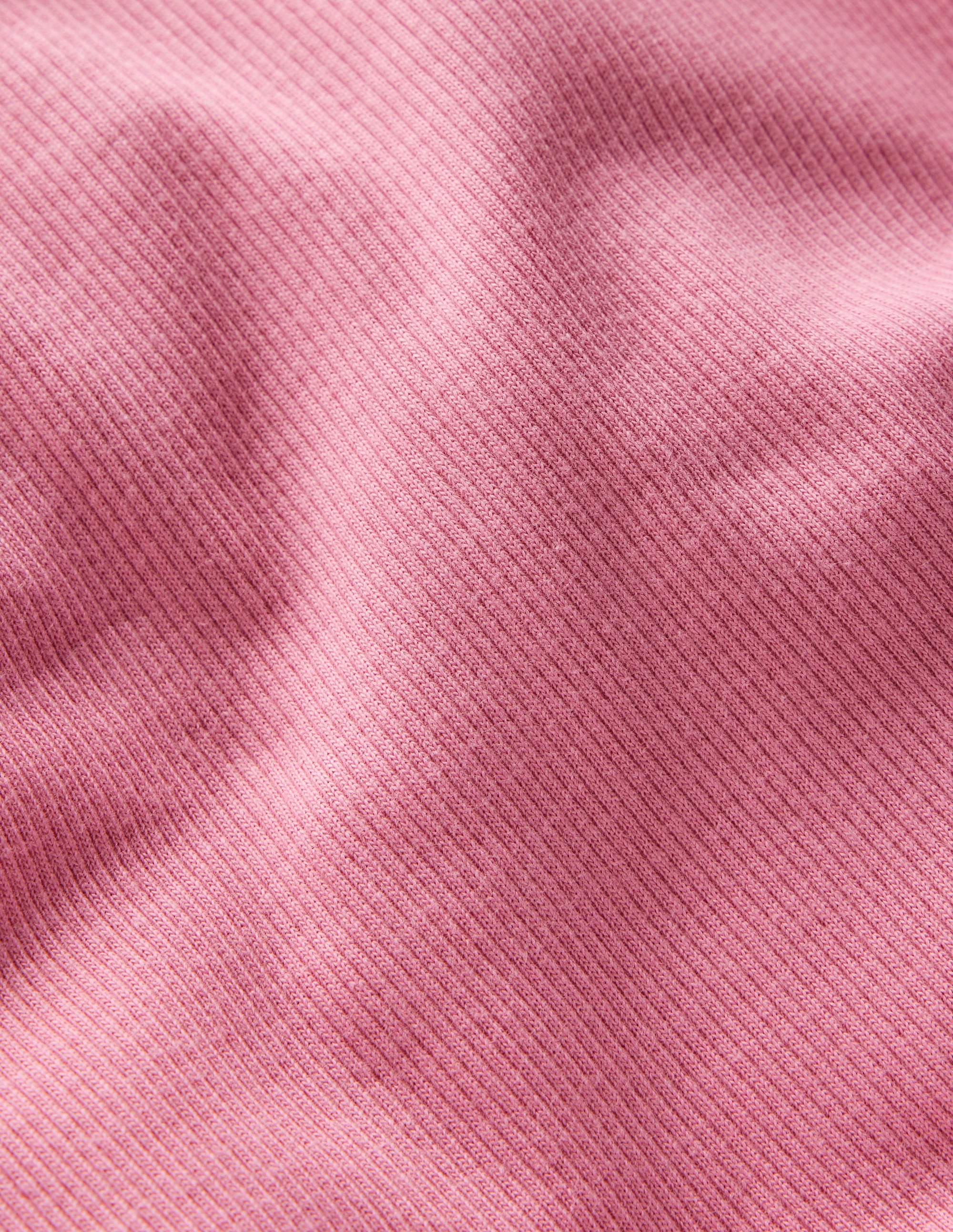 Geripptes Rollkragenoberteil-Rosa Schleier - Image 5