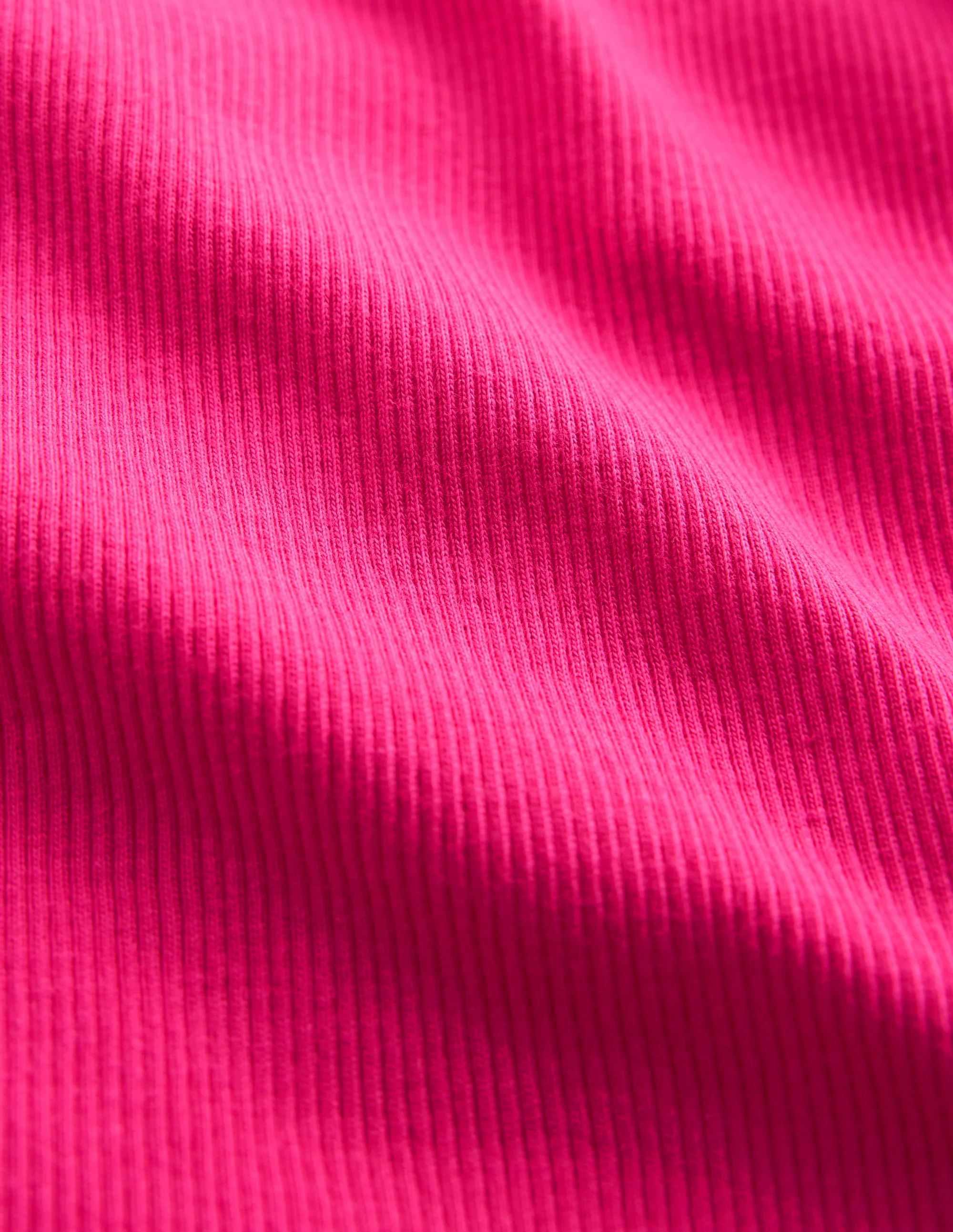 Geripptes Top mit Spitzenbesatz-Rosarot - Image 3