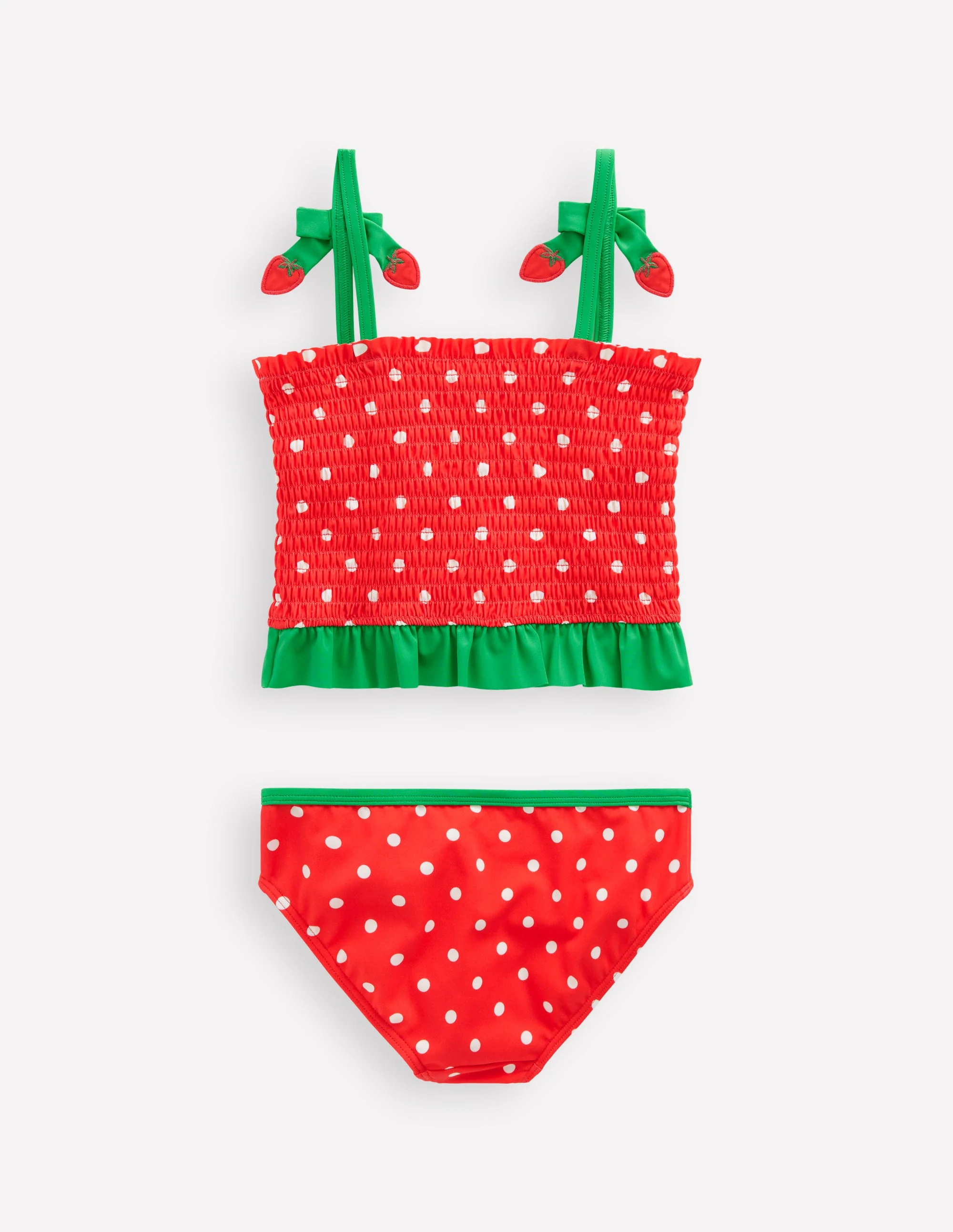 Gesmoktes Tankini-Set-Marmeladenrot Erdbeere - Image 2