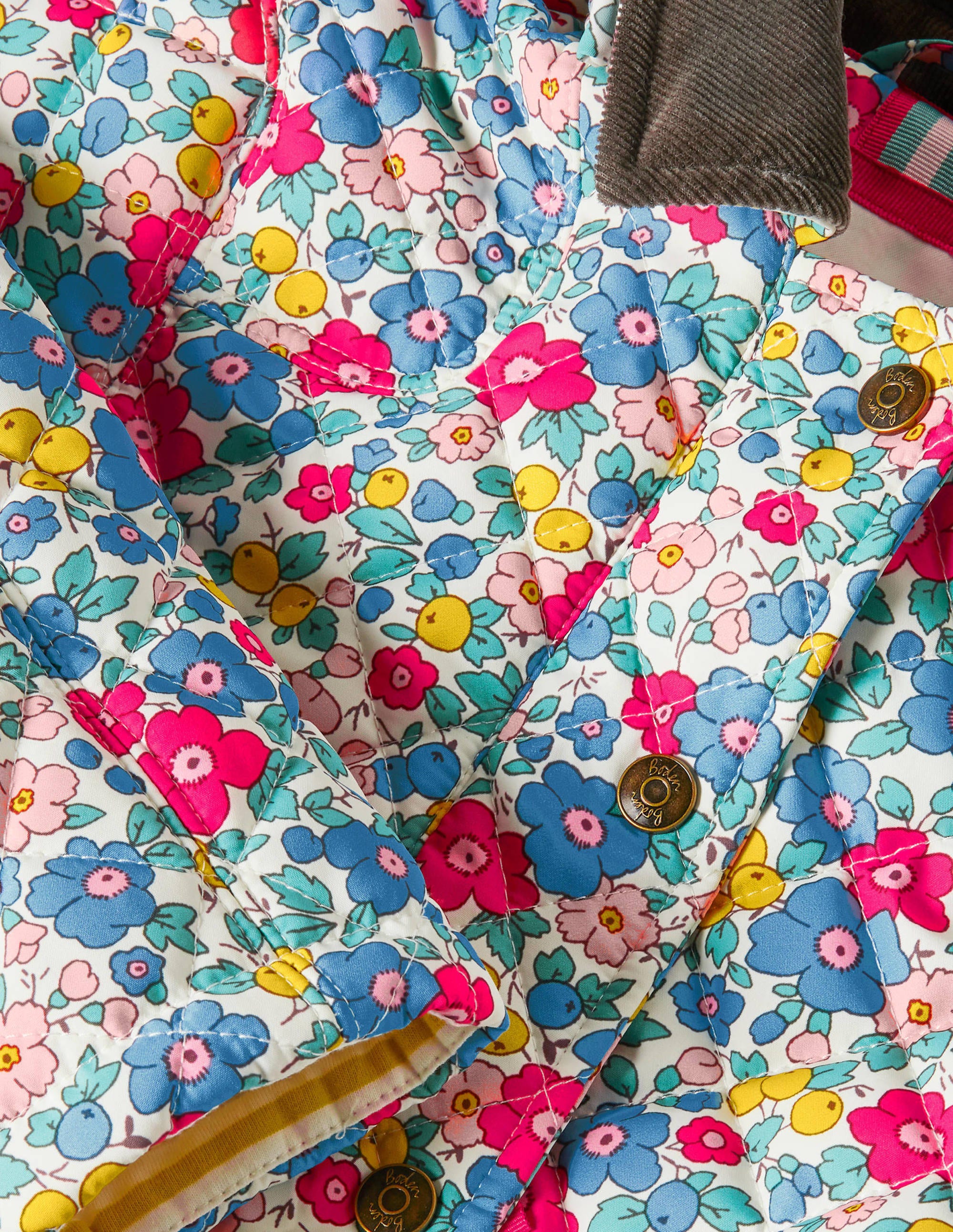Gesteppte Jacke-Bunt, Apfelblüten - Image 3