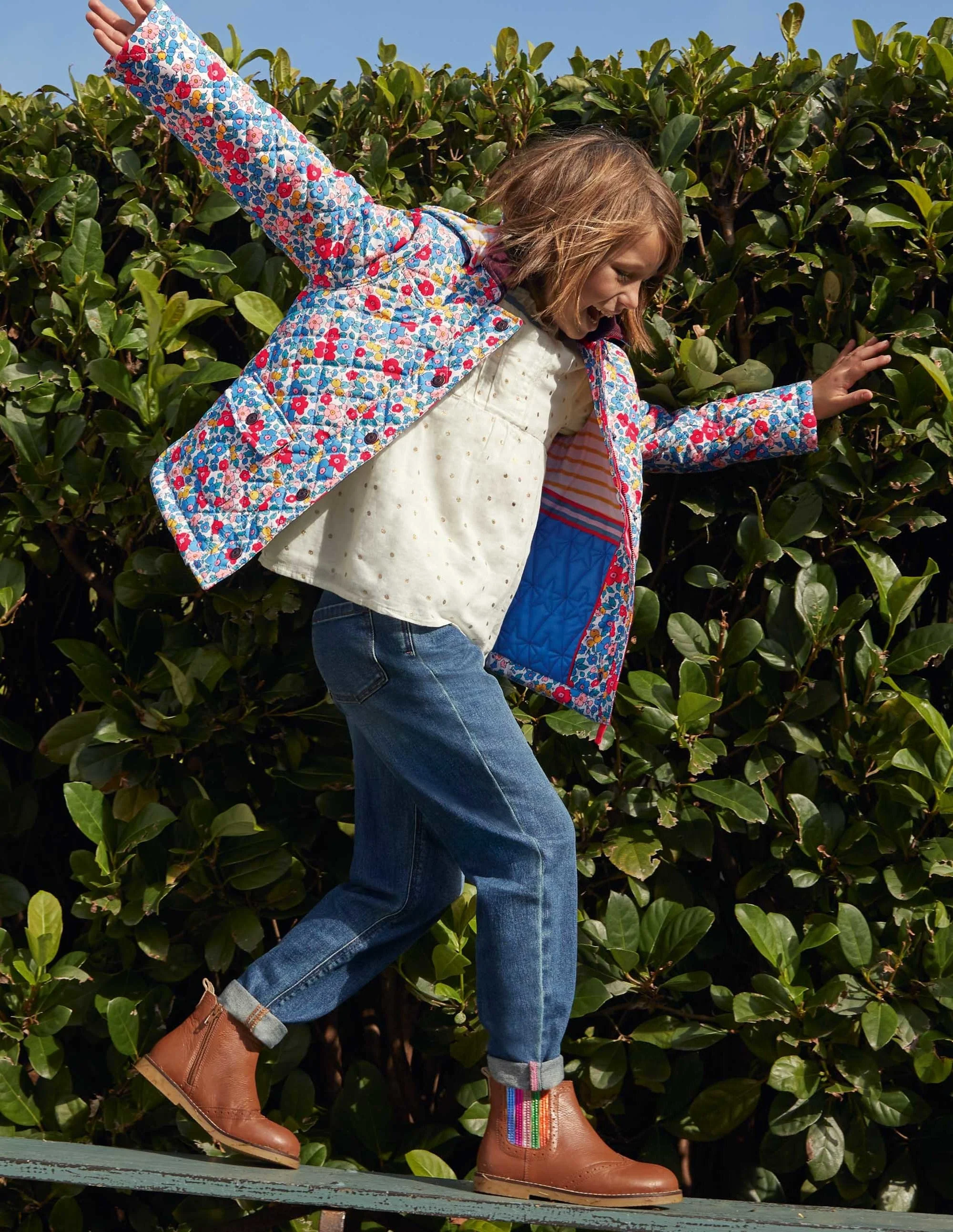 Gesteppte Jacke-Bunt, Apfelblüten - Image 4