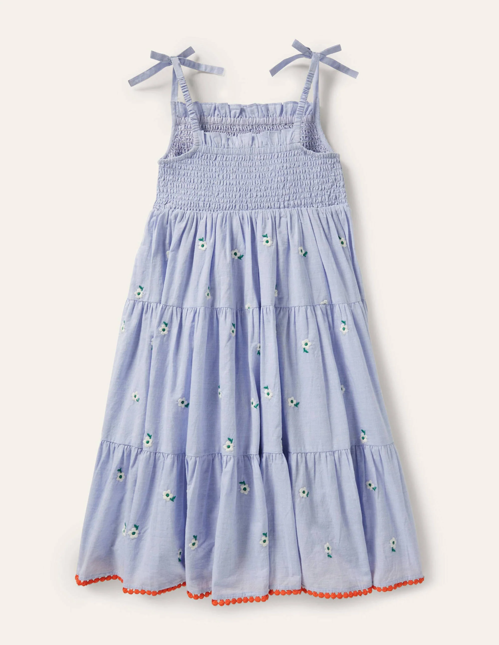 Gestuftes Sommerkleid-Faux-Uni - Image 2