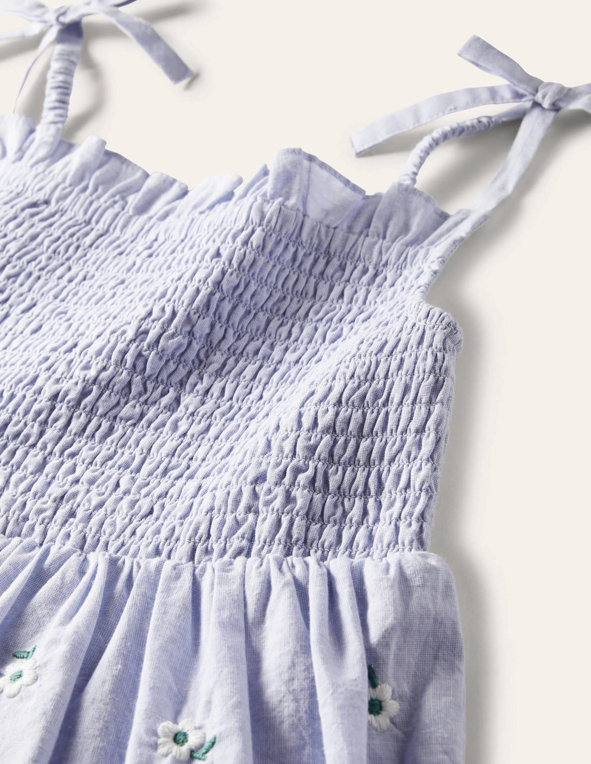 Gestuftes Sommerkleid-Faux-Uni - Image 3